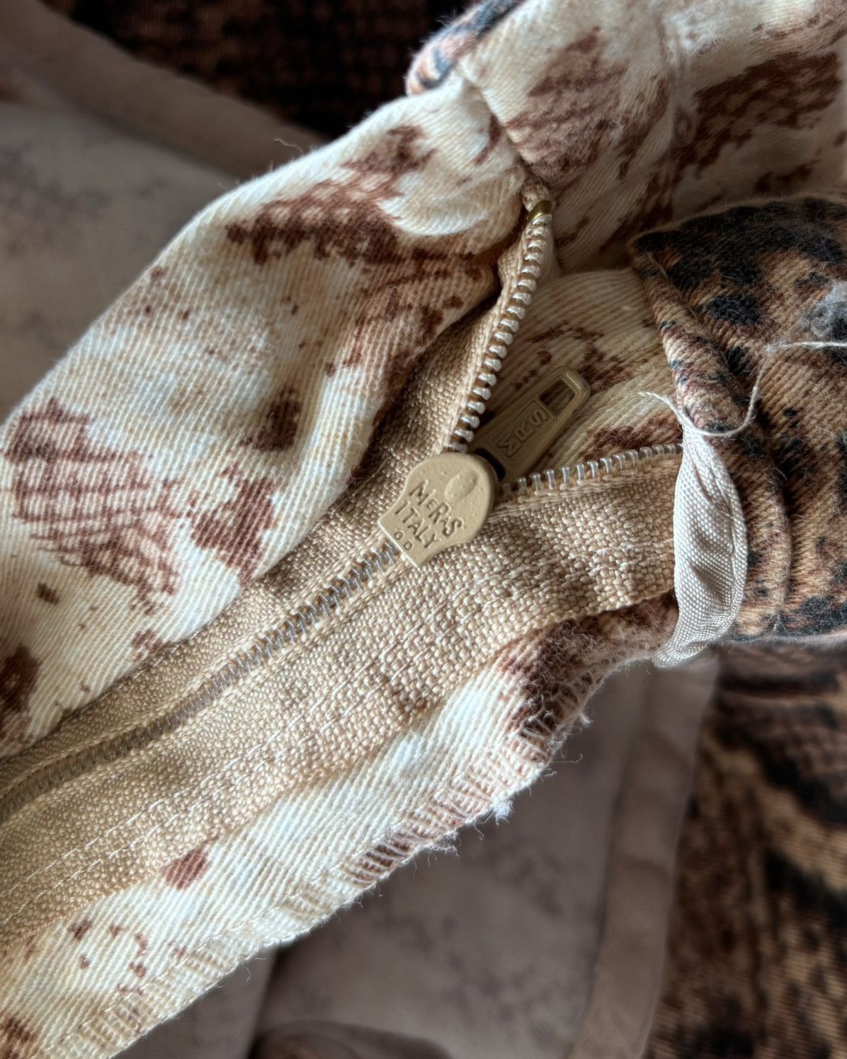 If Six Was Nine × Japanese Brand × Le Grande Bleu (L.G.B.) Betty Banlay Ifsixwasnine Lgb Style Snake Skin Flared Pants Size US 29 - 6 Thumbnail