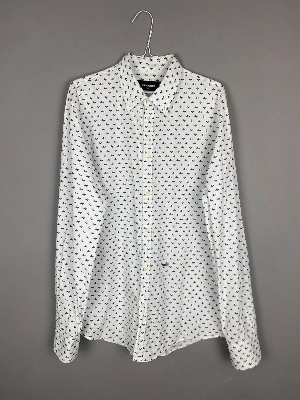 Dsquared2 Dsquared2 Small plane printed cotton shirt Size US L / EU 52-54 / 3 - 1 Thumbnail