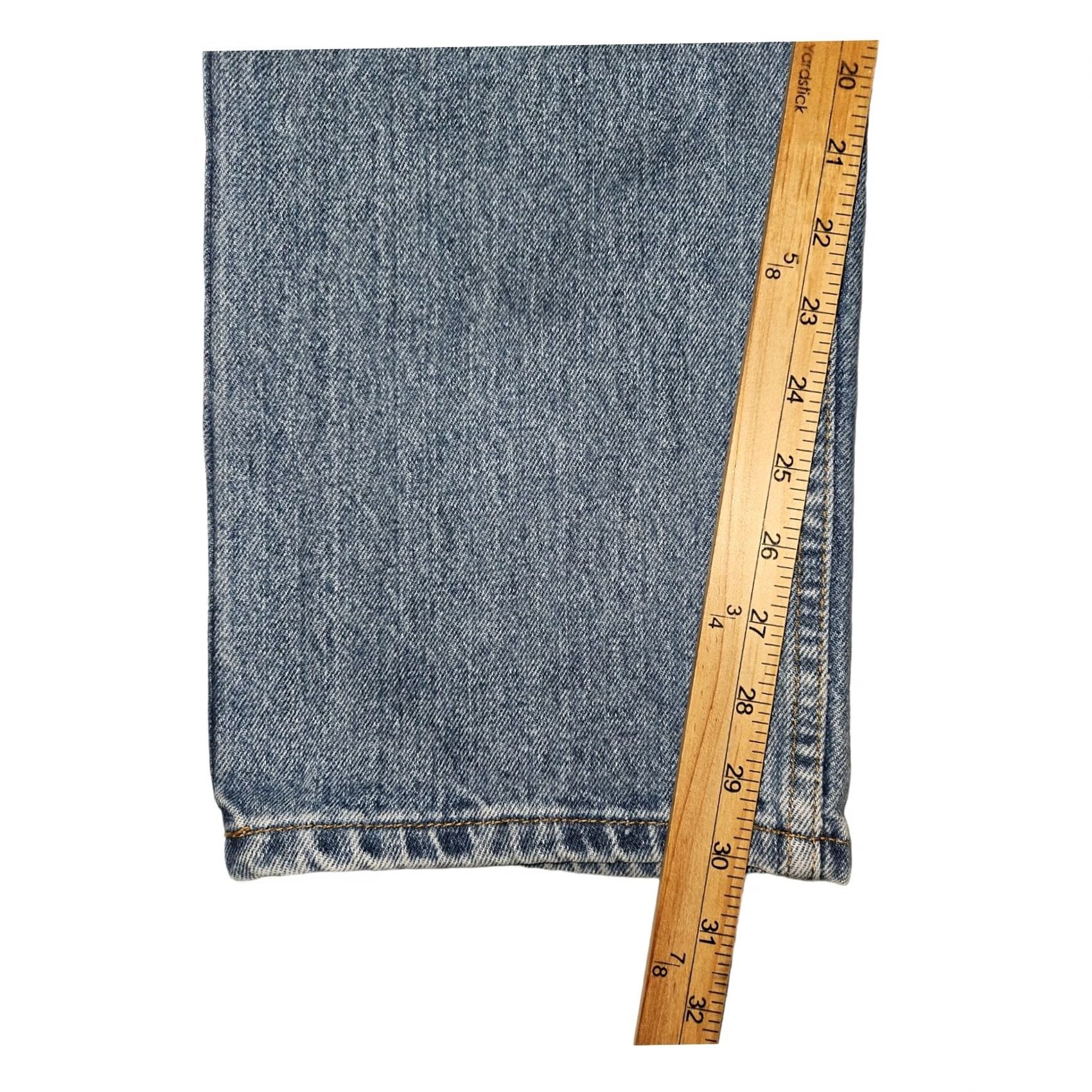 Levi's VINTAGE Levi's 505 Jeans Men 36x30 Regular Fit Straight 90s Grunge Blue Denim Cotton Stonewashed" Size US 36 / EU 52 - 6 Thumbnail