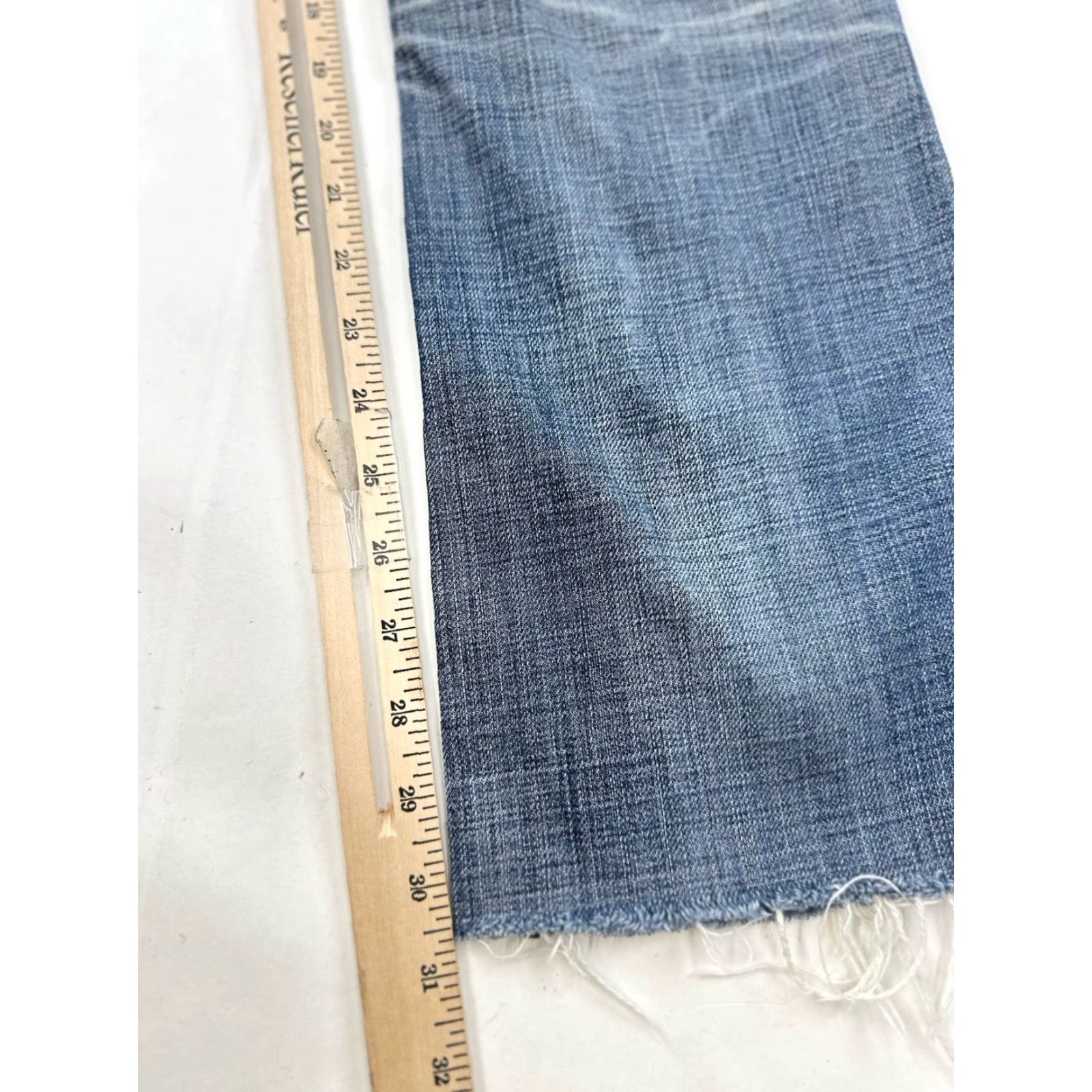 VINTAGE Earnest Sewn Jeans Women’s 27 Bootcut Denim USA Hefner 06 31 Inseam Blue