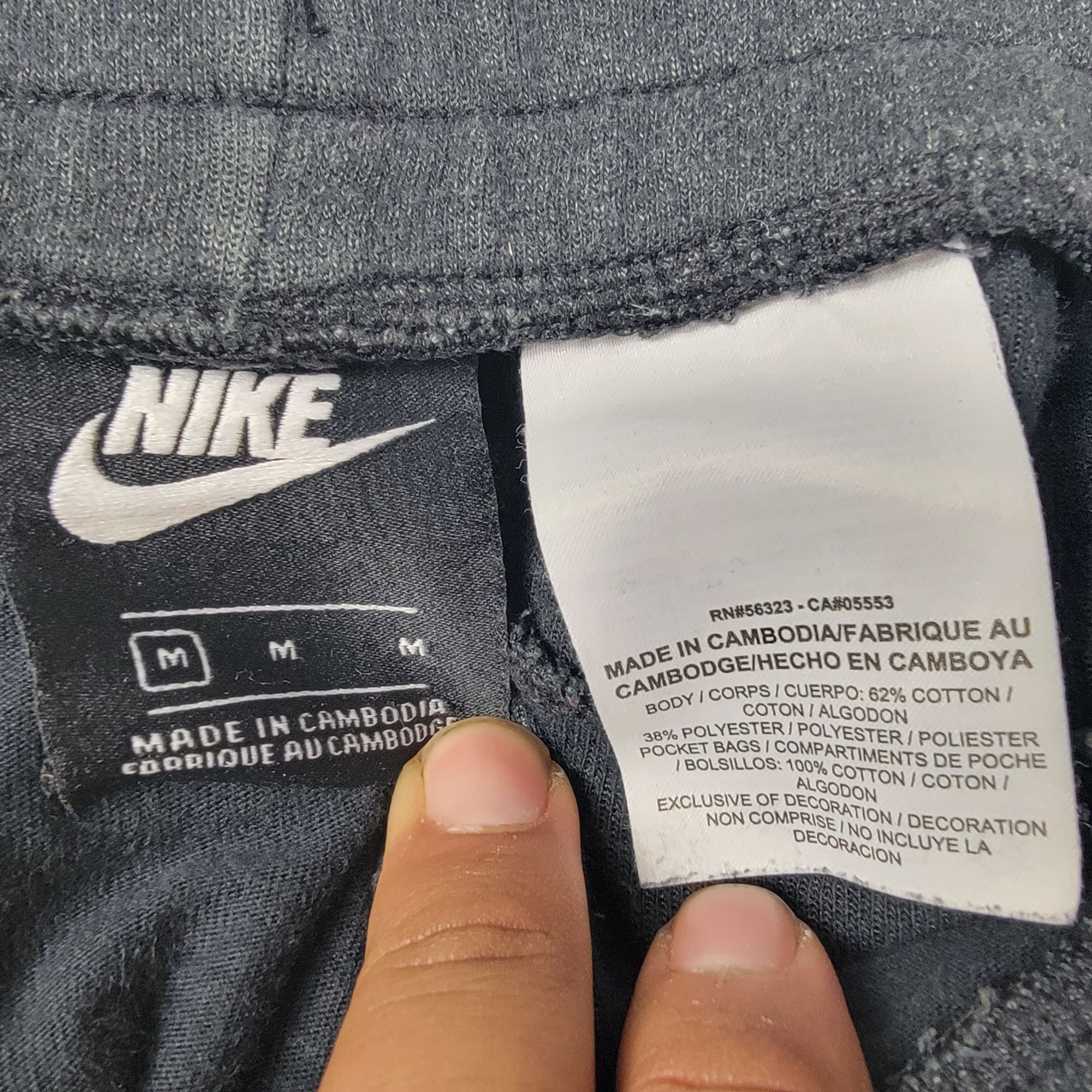 Nike Nike Sportswear Optic Jogger Mens Medium Black Sweatpants Wi Size US 35 - 4 Thumbnail