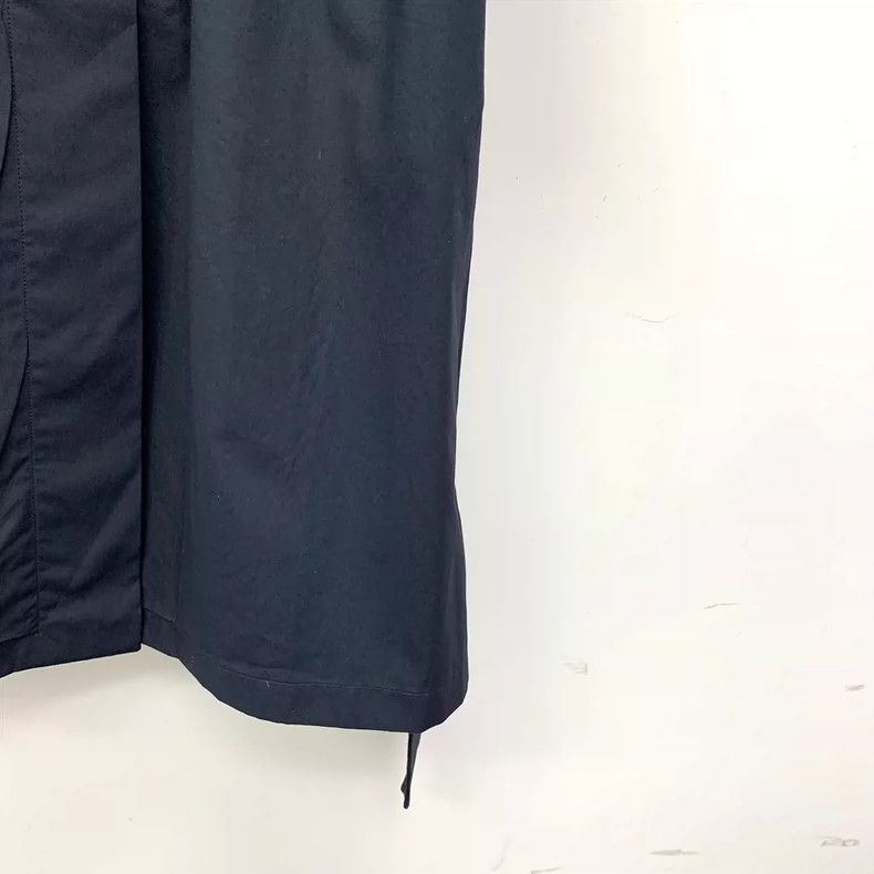 Max Mara Max Mara Dark Blue Cotton Long Sleeve Belted Shirt Dress Size L / US 10 / IT 46 - 5 Thumbnail