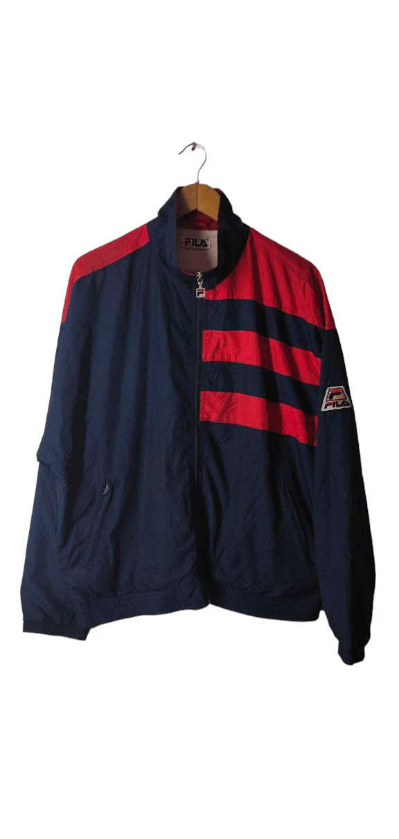 Fila VINTAGE FILA USA EMBROIDERY WINDBREAKER JACKET Size US L / EU 52-54 / 3 - 2 Thumbnail