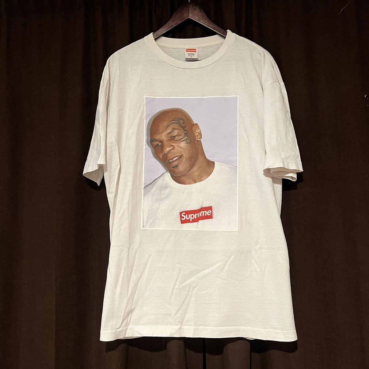 image of Supreme Mike Tyson Photo Tee in White, Men's (Size XL)