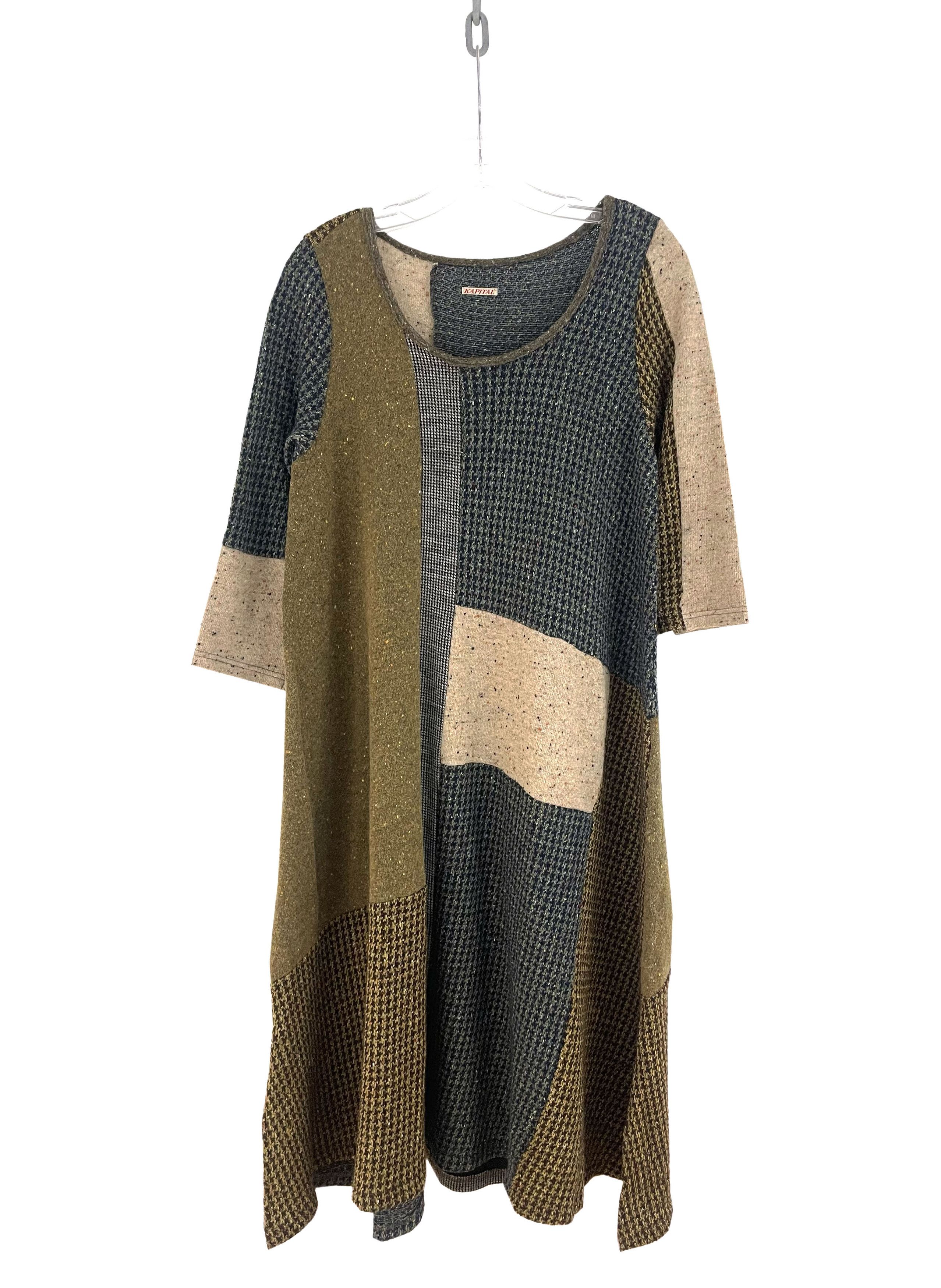 Kapital Patchwork Dress Size S / US 4 / IT 40 - 1 Thumbnail