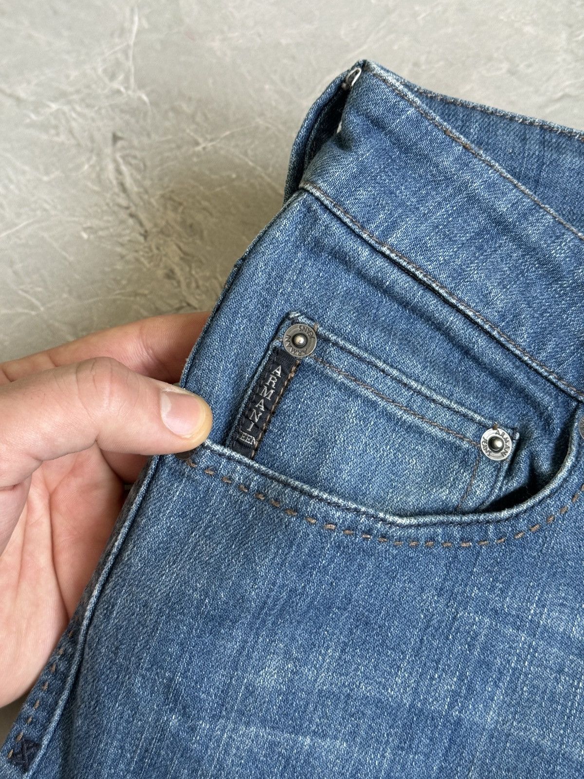 Armani Armani Jeans Denim Pants Straight Size US 28 / EU 44 - 7 Thumbnail