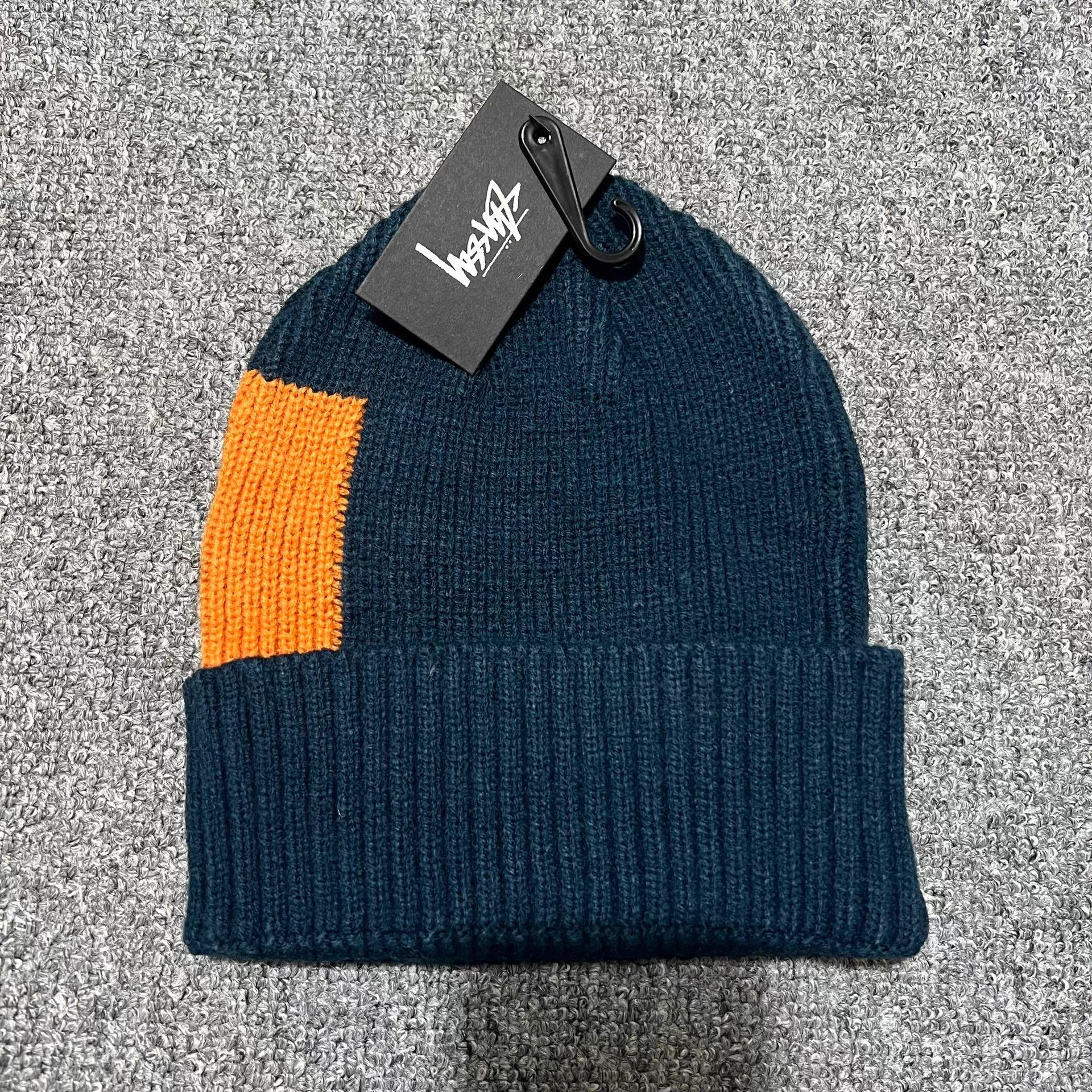 Stussy Stussy vintage contrast patch embroidered knit beanie Q7 Size ONE SIZE - 7 Thumbnail