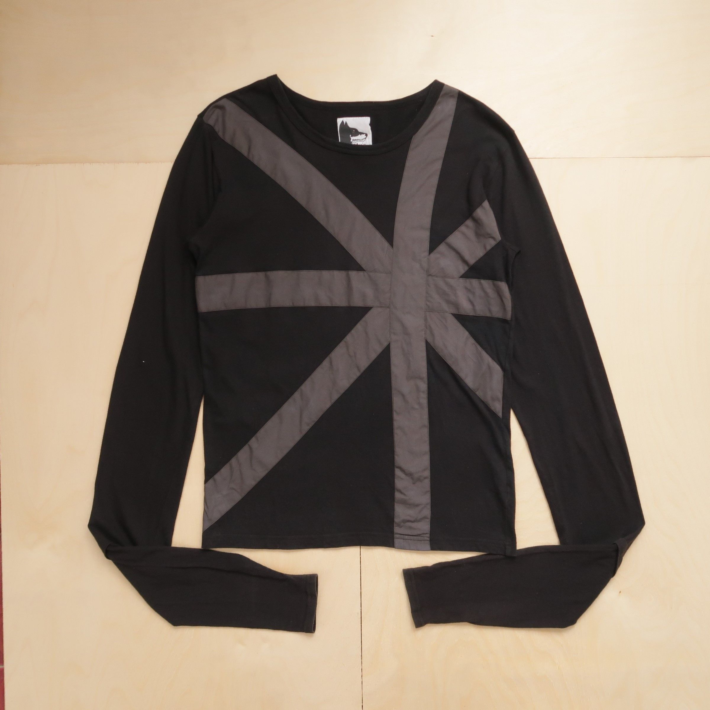 Pre-owned Hysteric Glamour X If Six Was Nine Vtg 70's Deitys Watchdog Like Rick Owens Long Sleeve In Black