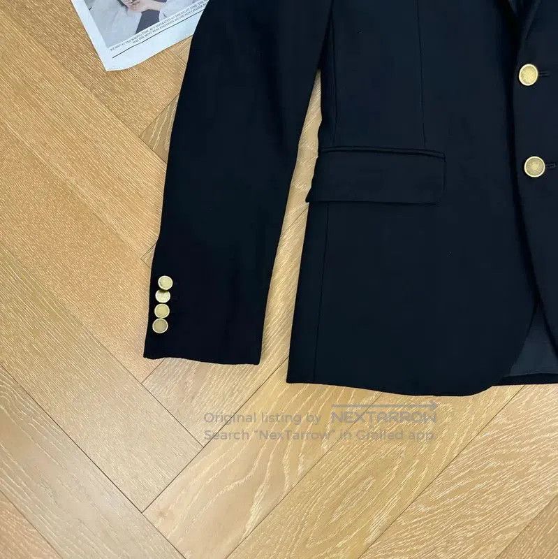 Yves Saint Laurent YSL Black Women's Blazer Size S . Size S / US 4 / IT 40 - 3 Thumbnail