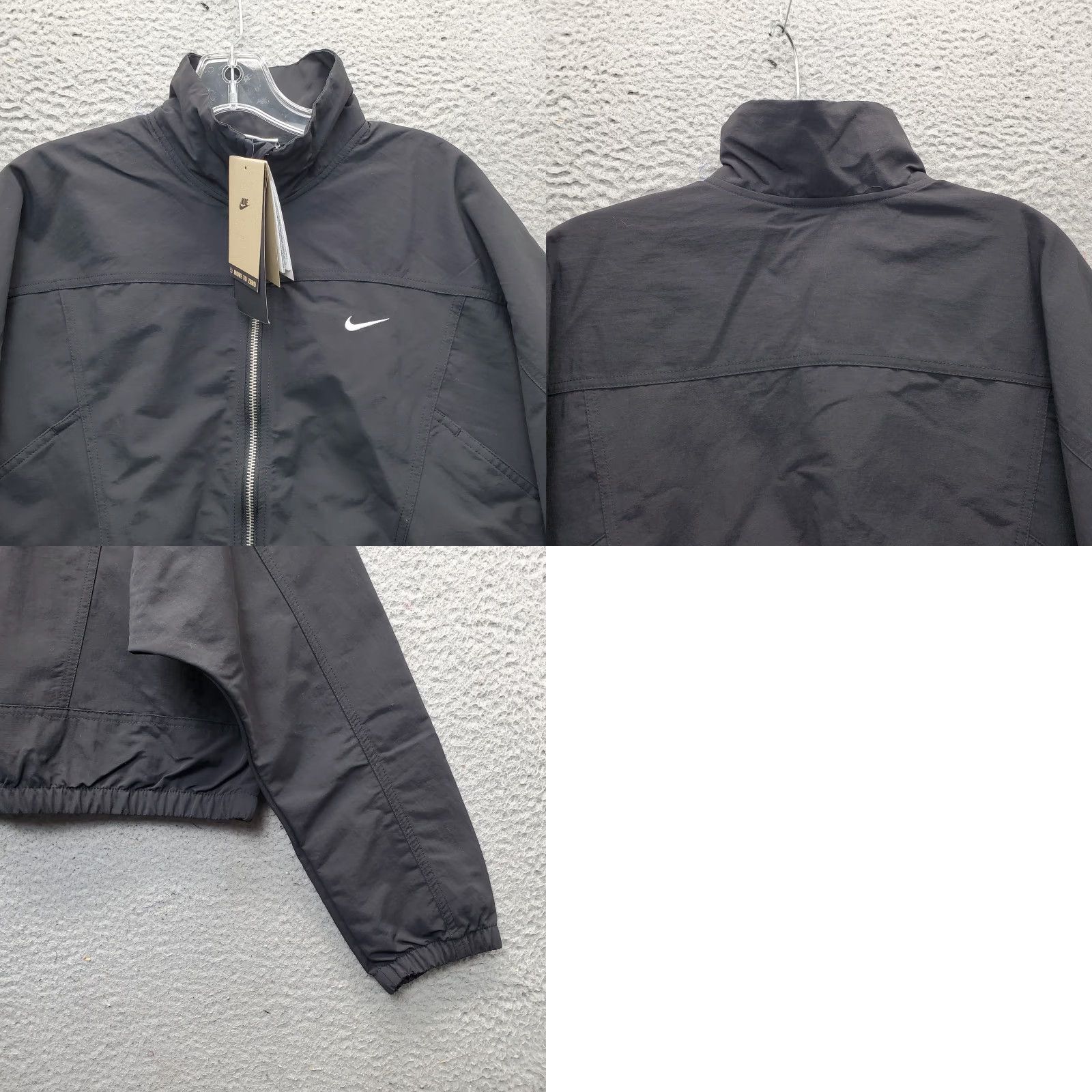 Nike Nike Everything Woven Jacket Womens M Black Full Zip HJ0999-010 Jacket Size M / US 6-8 / IT 42-44 - 8 Thumbnail