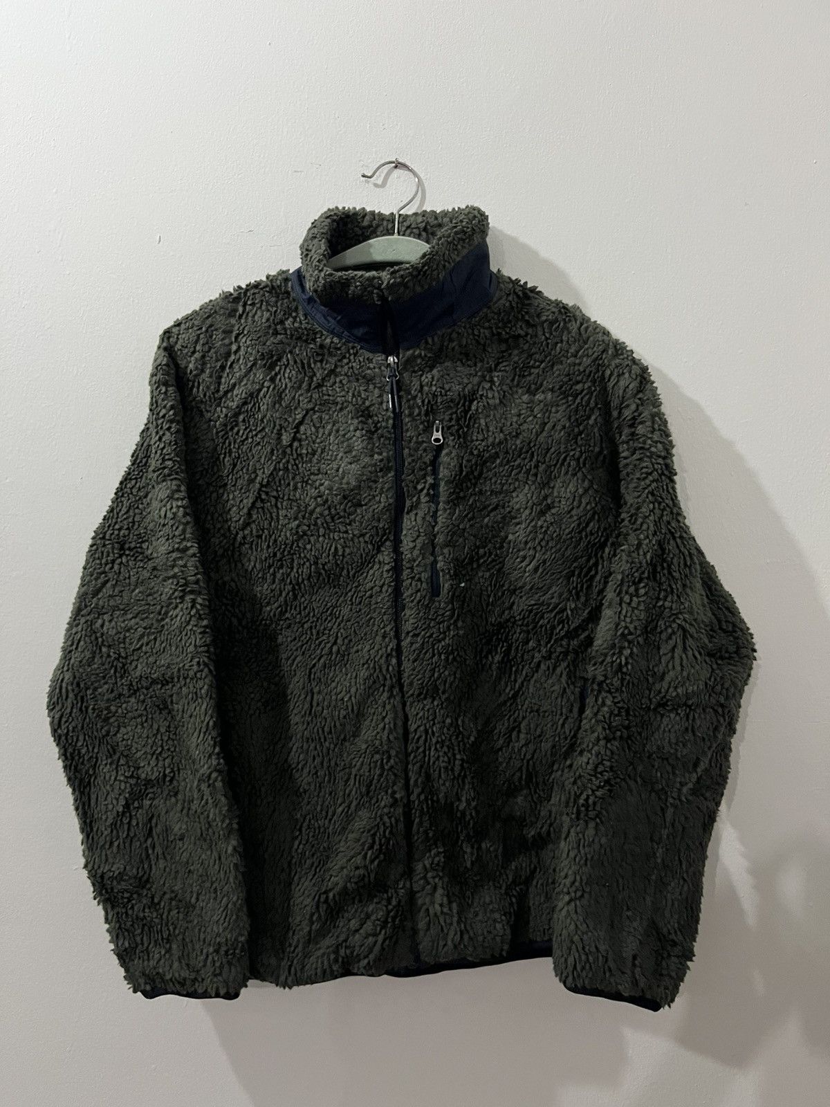 Japanese Brand 🔥Uniqlo🔥Army Green Deep Pile Zipper Jackets Size US M / EU 48-50 / 2 - 1 Thumbnail