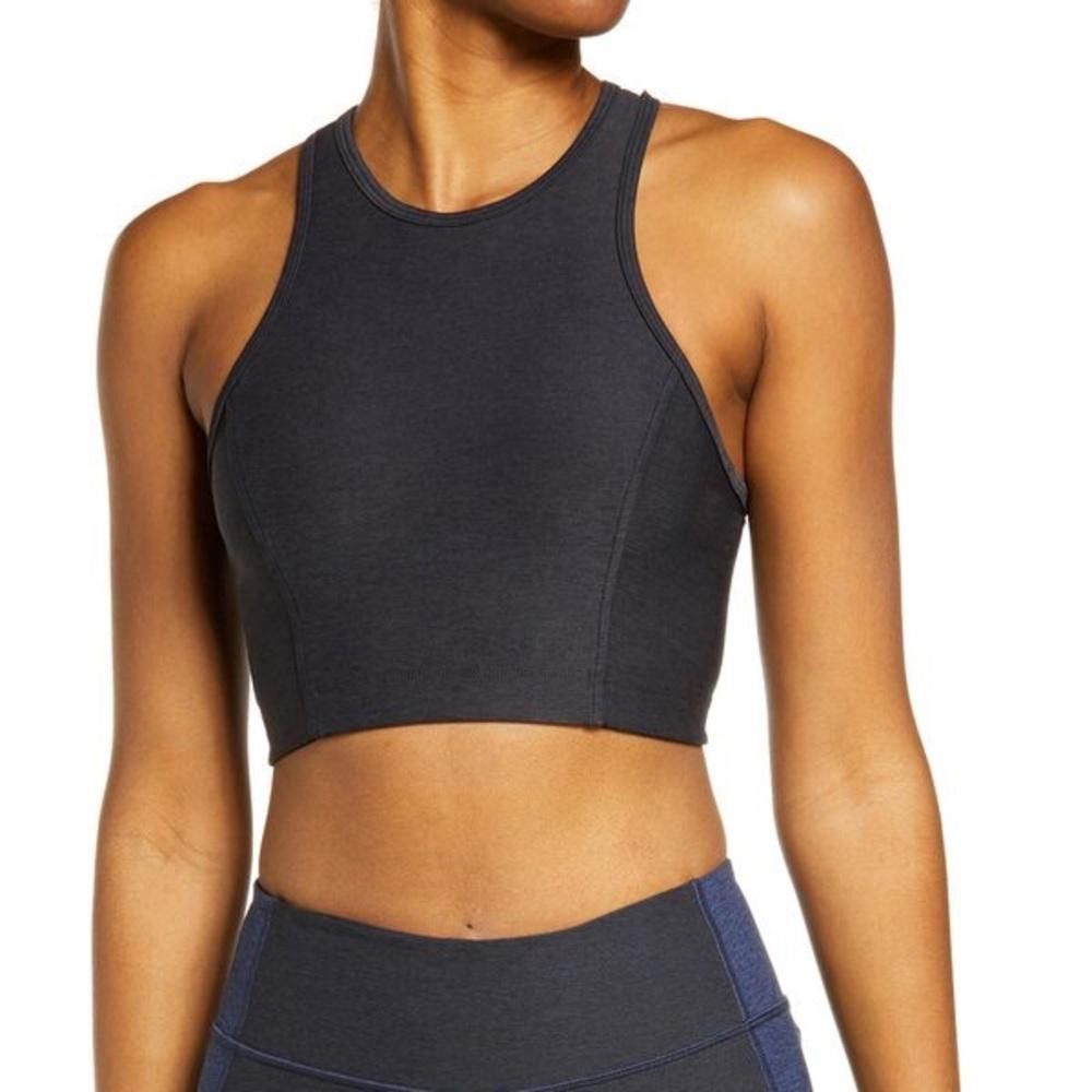 Outdoor Voices Outdoor Voices Charcoal Black Athena Crop Top Size S / US 4 / IT 40 - 1 Thumbnail