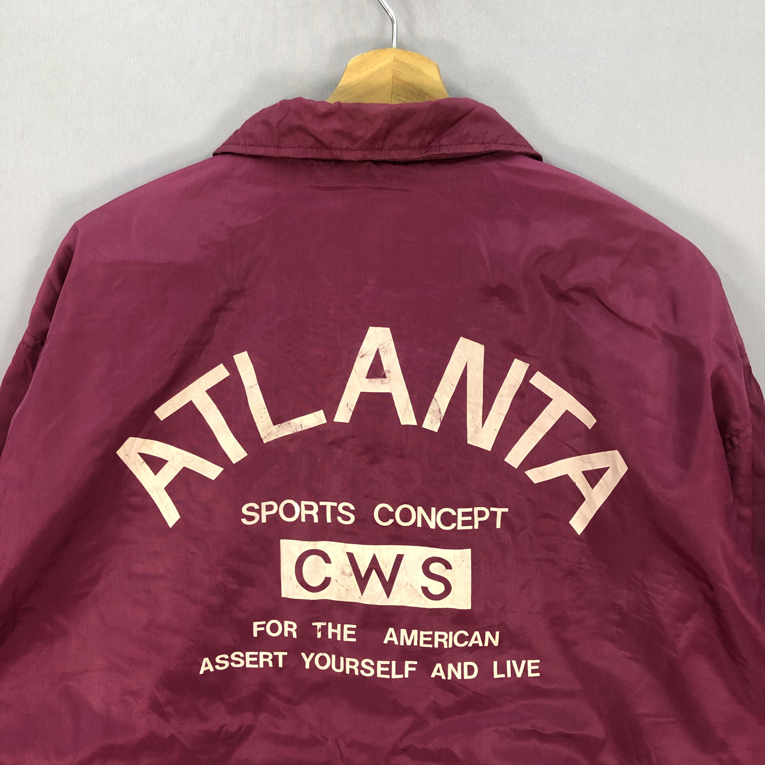 Japanese Brand × Vintage Vintage Atlanta Sports Concept CW Sports Staff Coach Jackets Size US L / EU 52-54 / 3 - 3 Thumbnail