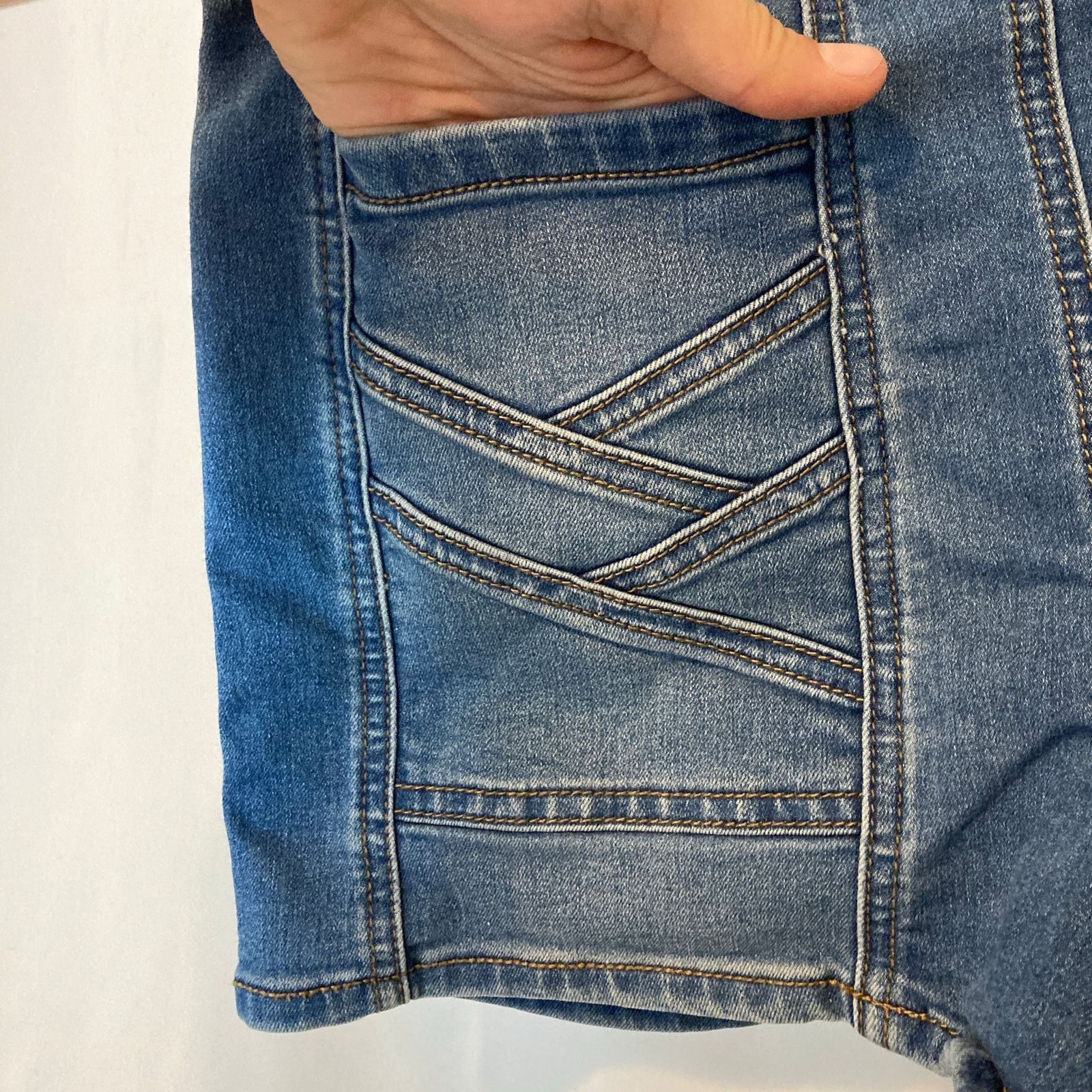 Free People Free People Blue Denim Love Radar Mini Festival Jean Shorts Size 27" / US 4 / IT 40 - 4 Thumbnail