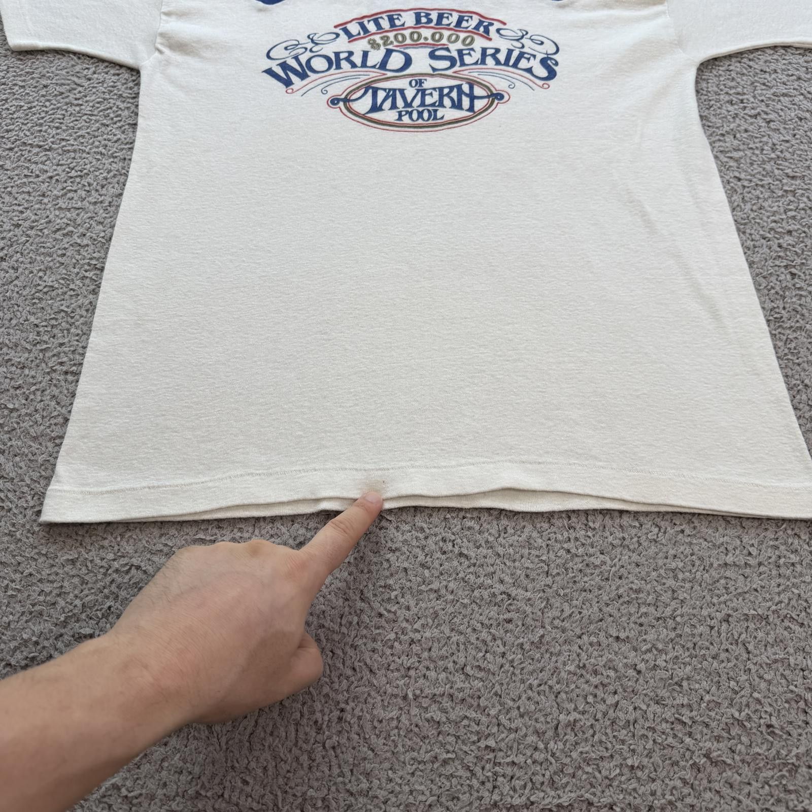 Other Vintage 80s Lite Beer World Series Of Tavern Pool T Shirt Size US L / EU 52-54 / 3 - 6 Thumbnail