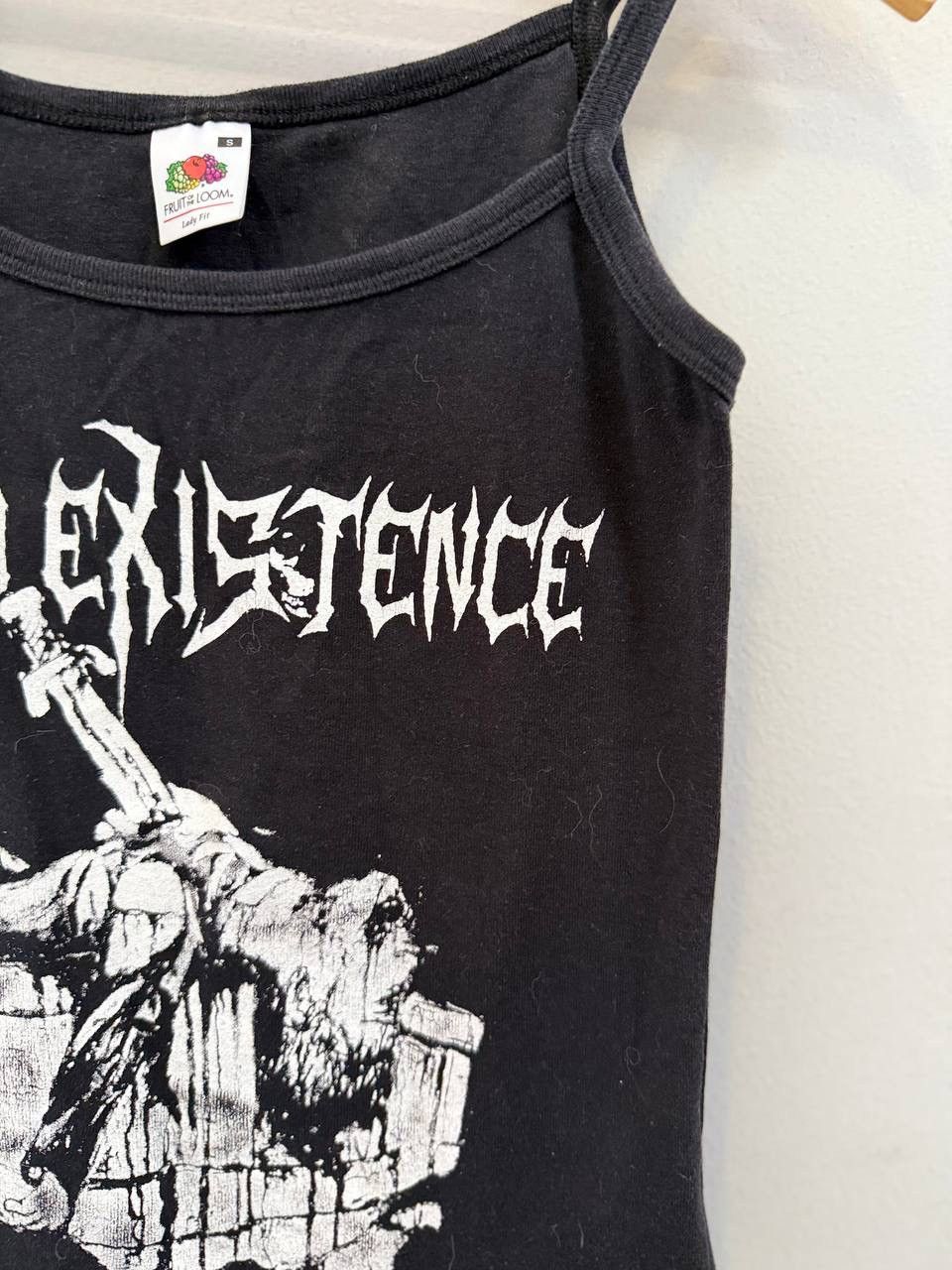 Vintage VINTAGE TANK-TOP GIRL ROCK SKULL Y2K 90s Size S / US 4 / IT 40 - 2 Thumbnail