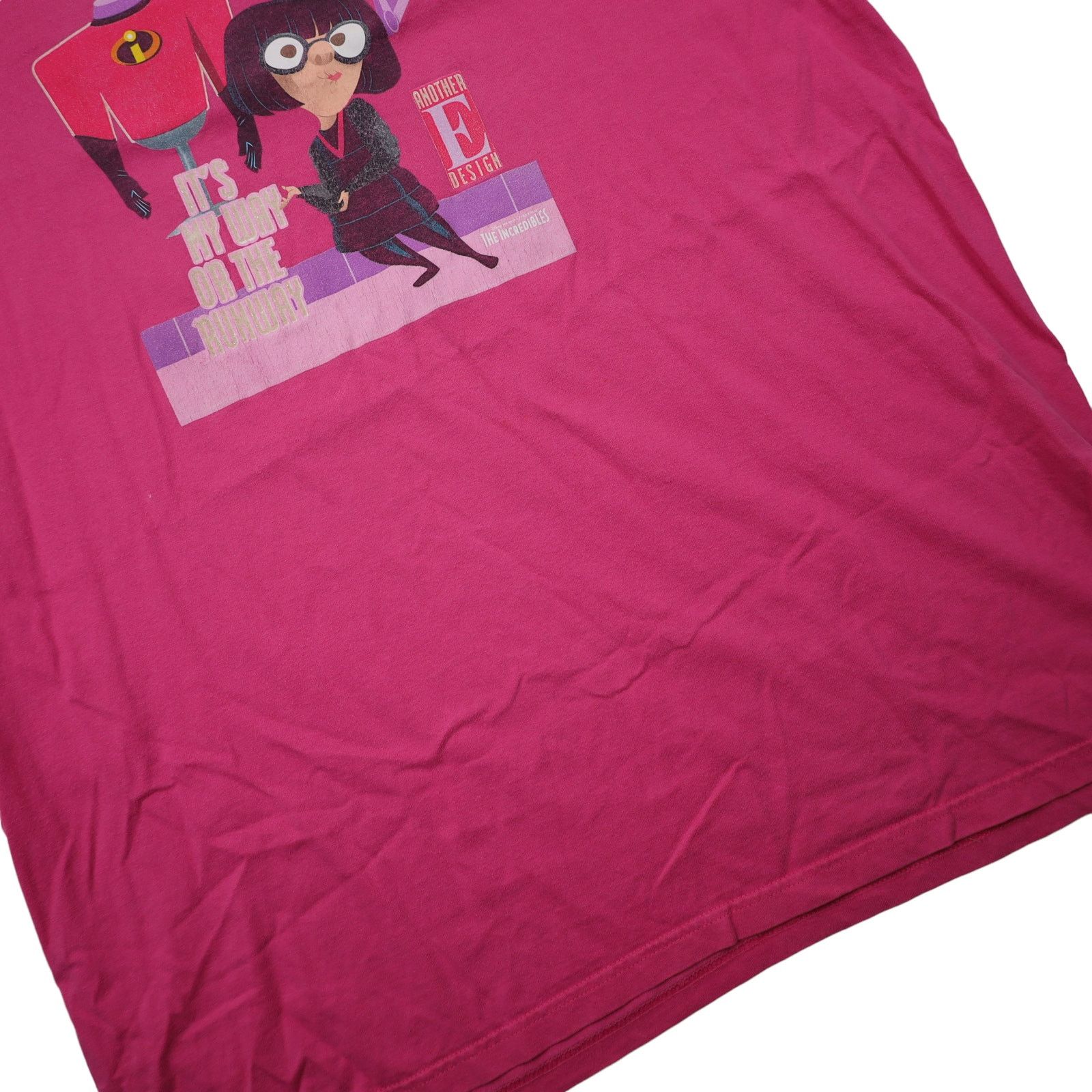 Vintage Disney Pixars The Incredibles Edna Mode Graphic T