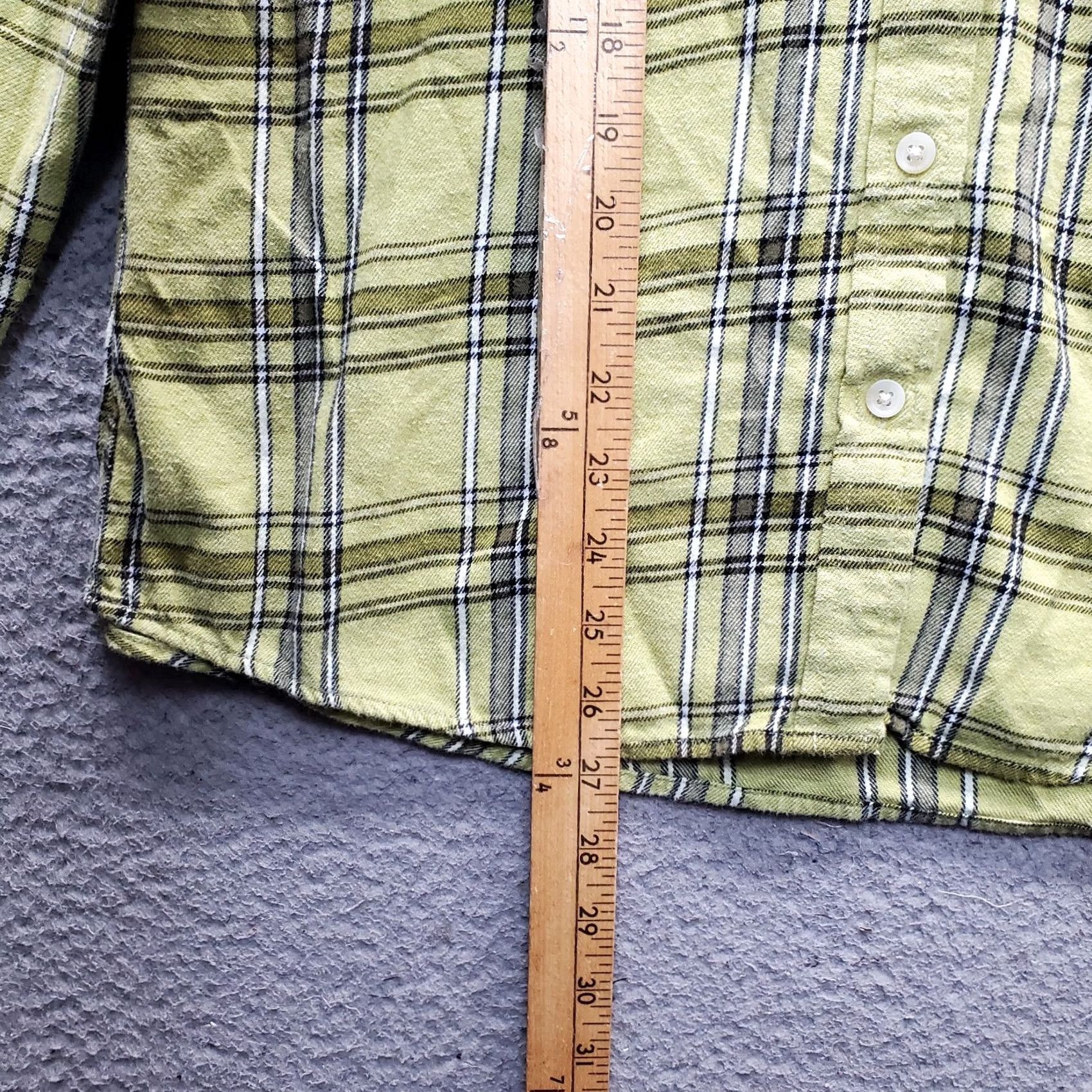 Lands' End Lands' End Flannel Shirt Womens Size M Multi Plaid Long Sleeve Collared Button Up Size M / US 6-8 / IT 42-44 - 3 Thumbnail
