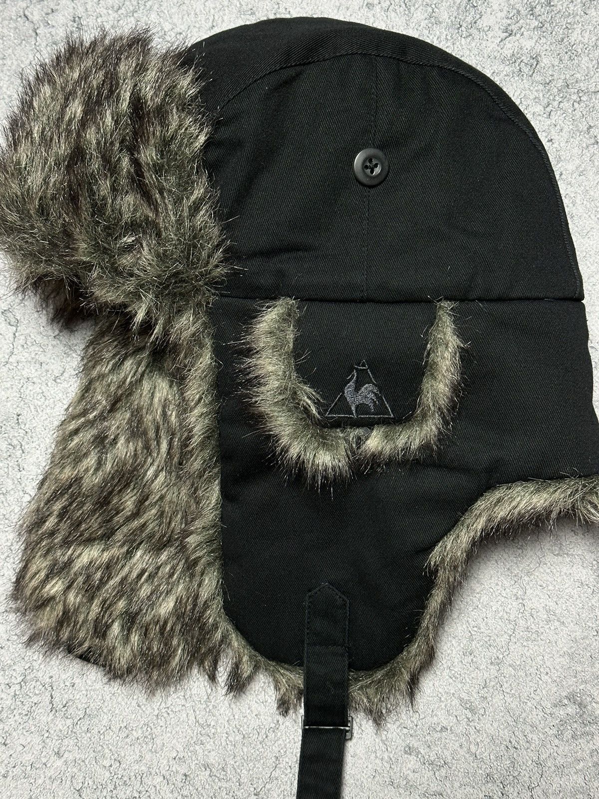 Le Coq Sportif Le Coq Sportif Y2K Fuzzy Ushanka Beanie Hat Mohair Faux Fur Size ONE SIZE - 3 Thumbnail