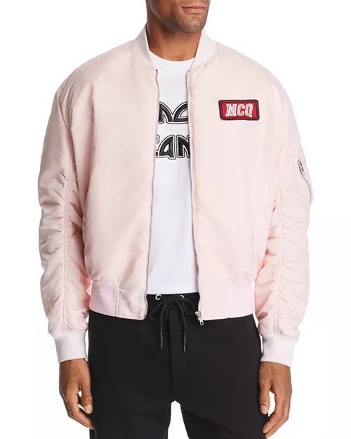 McQ Alexander McQueen Men’s McQ Alexander McQueen pink bomber jacket patch IT48 Size US M / EU 48-50 / 2 - 1 Thumbnail