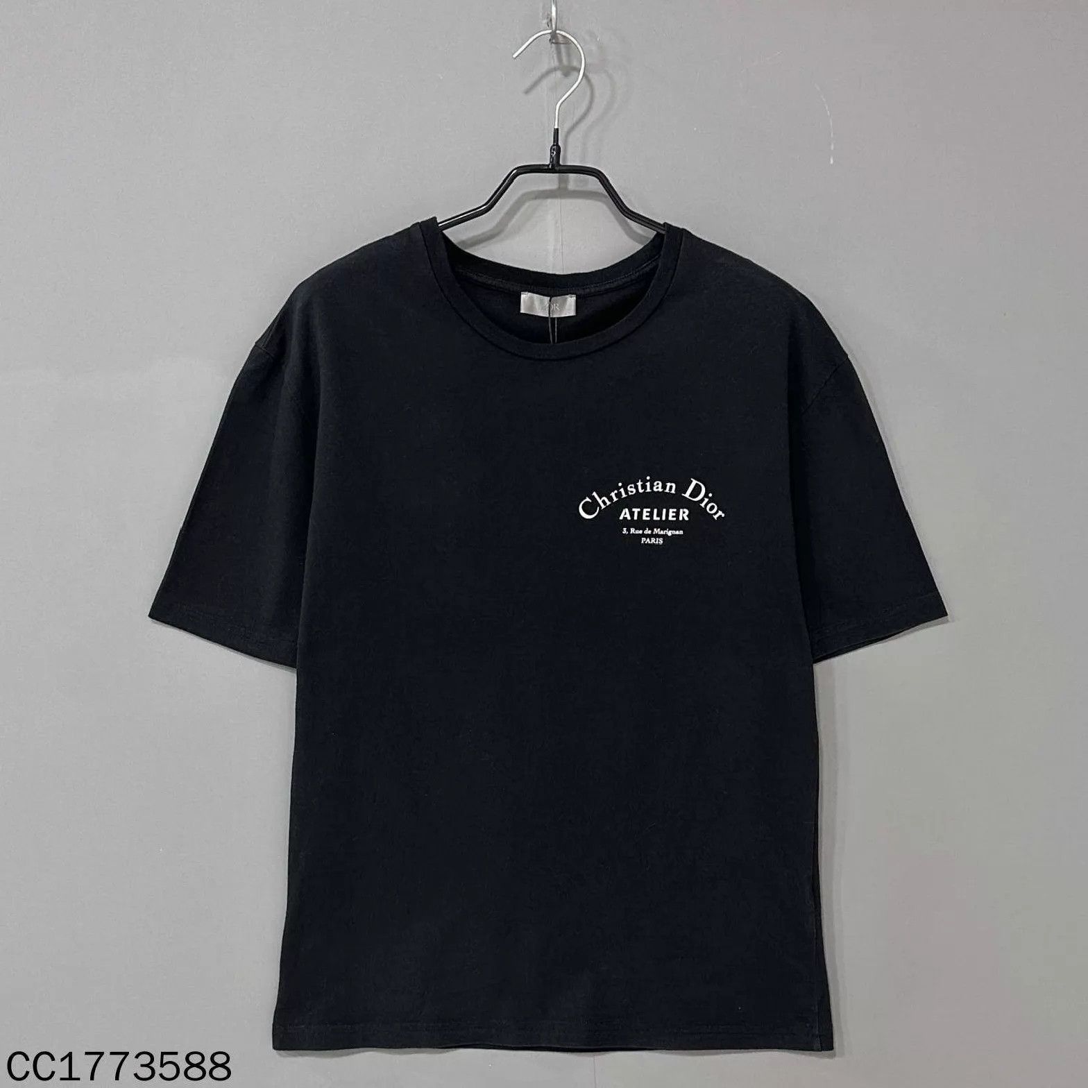 Dior Dior black slogan short sleeve tee XS 95 New Size XS / US 0-2 / IT 36-38 - 1 Thumbnail