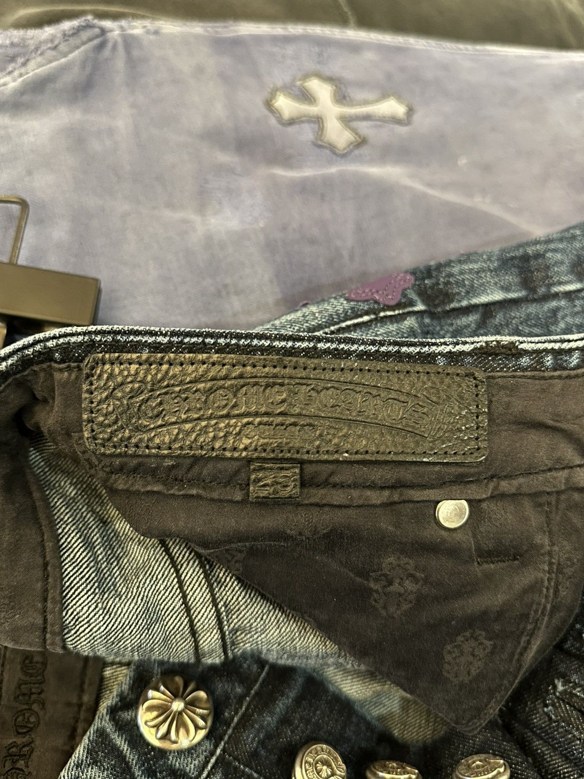 Chrome Hearts CHROME HEARTS SAINT BARTHS PATCH SHORTS Size 26" / US 2 / IT 38 - 5 Thumbnail