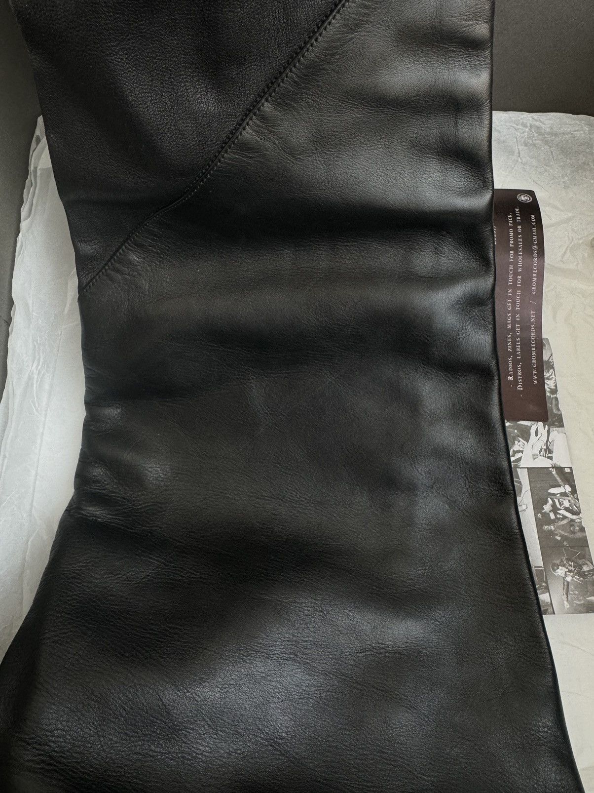 Rick Owens NEW ♟️ SAMPLE GRILL FLARED KISS GRADIENT LUXOR BOOTS Size US 11 / EU 44 - 18 Thumbnail