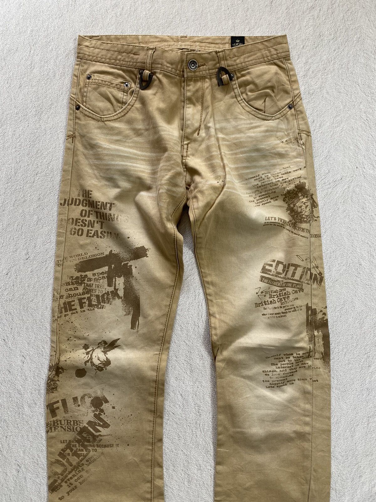 If Six Was Nine 2000s Semantic Design Muddy wash Flared Jeans Size US 29 - 3 Thumbnail