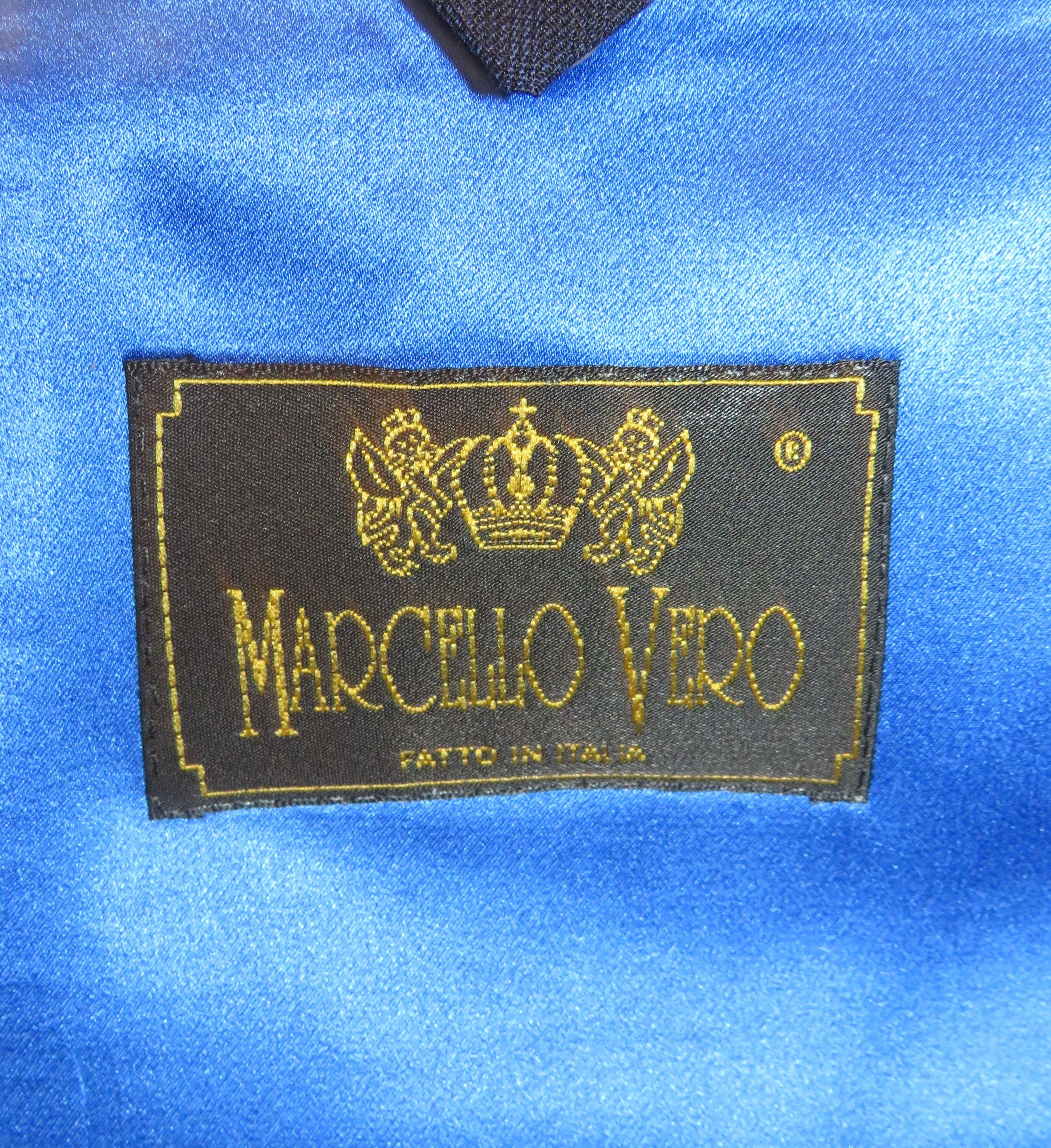 Other Marcello Vero x D'Avenza Bue Striped Cashmere Blend Suit 43R Size 44R - 16 Thumbnail