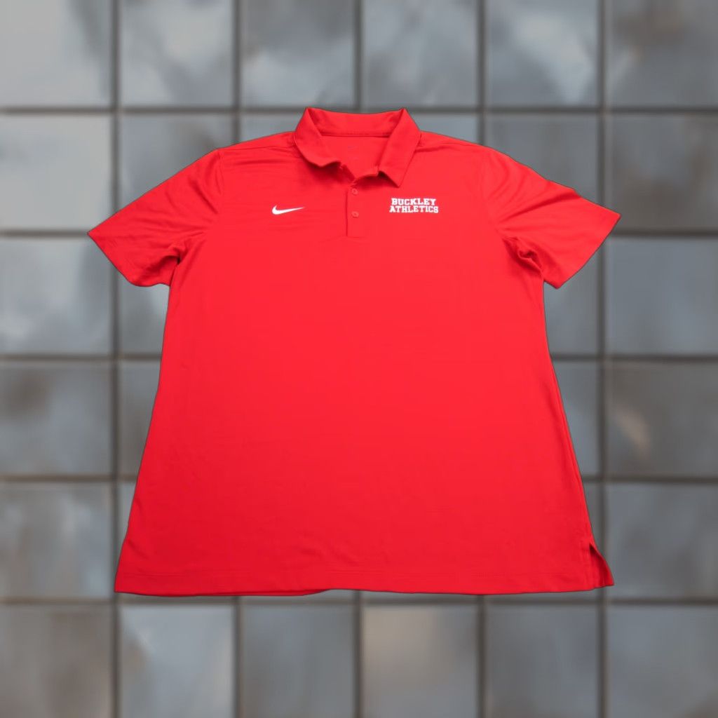 Nike Nike Polo Shirt Mens Large Dri-FIT Buckley Athletics Golf Performance Red Size US L / EU 52-54 / 3 - 1 Thumbnail