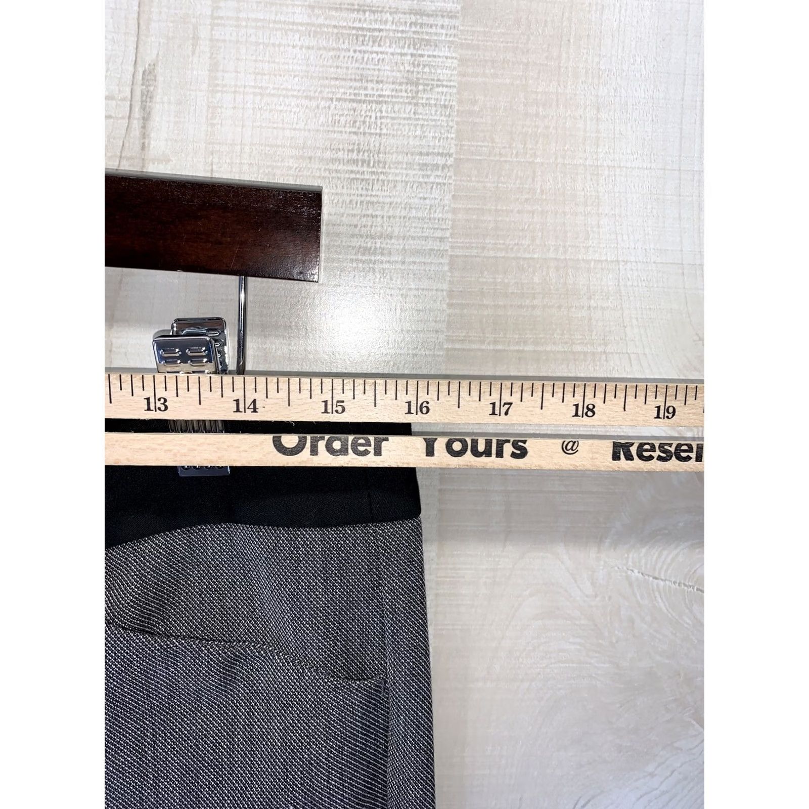 Express Express Women Dress Pants Gray Straight Leg Workwear 6 Regular XS? Not included. Size 28" / US 6 / IT 42 - 2 Thumbnail