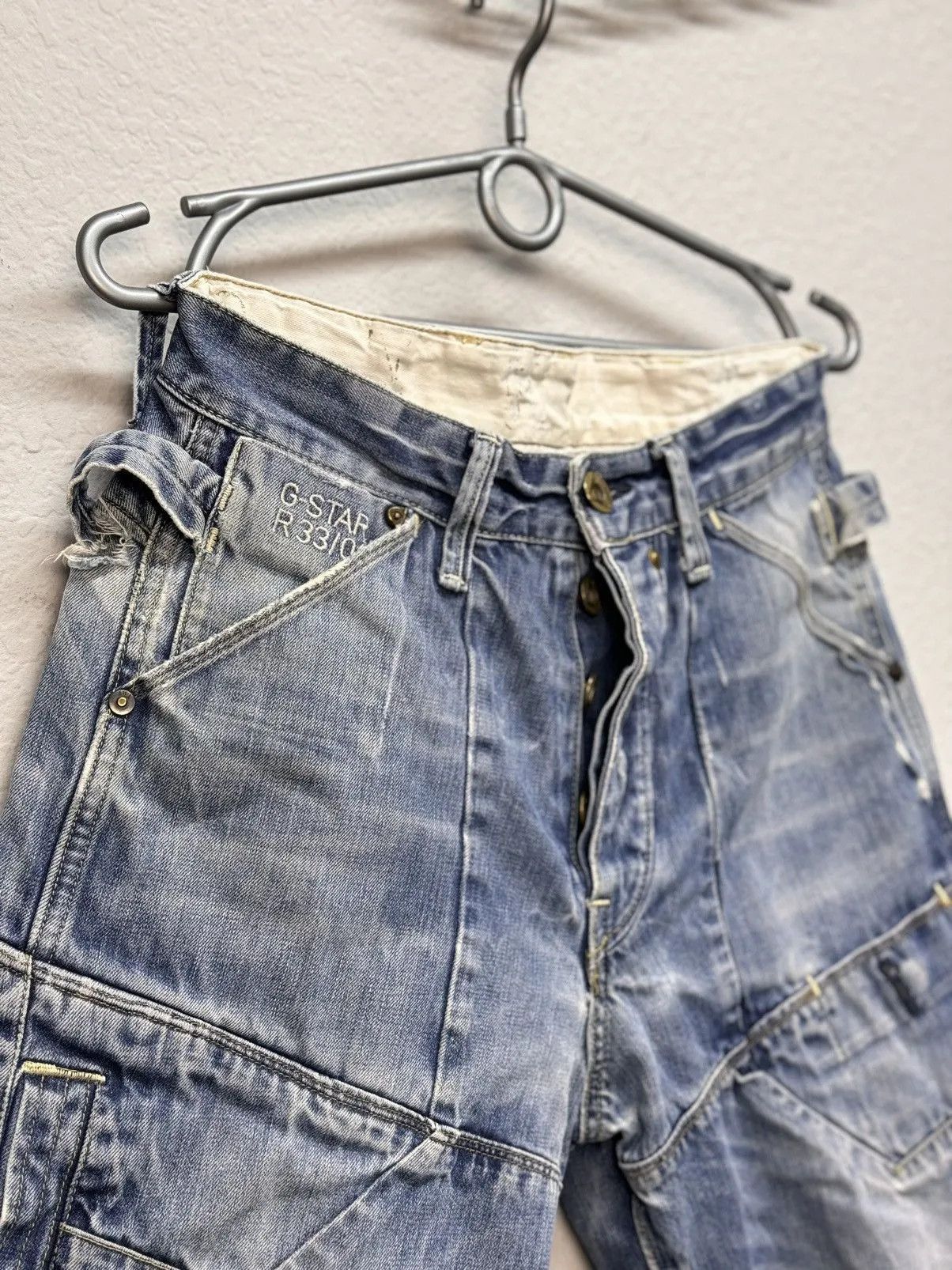 If Six Was Nine × Yohji Yamamoto VTG Yohji Yamamoto Junya Watanabe Style Bondage Cargo Pants Size US 30 / EU 46 - 7 Thumbnail