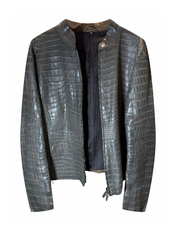 ジャケット・アウター Archive EMPORIO ARMANI leather jacket Emporio Armani Leather Jacket | Black | FARFETCH