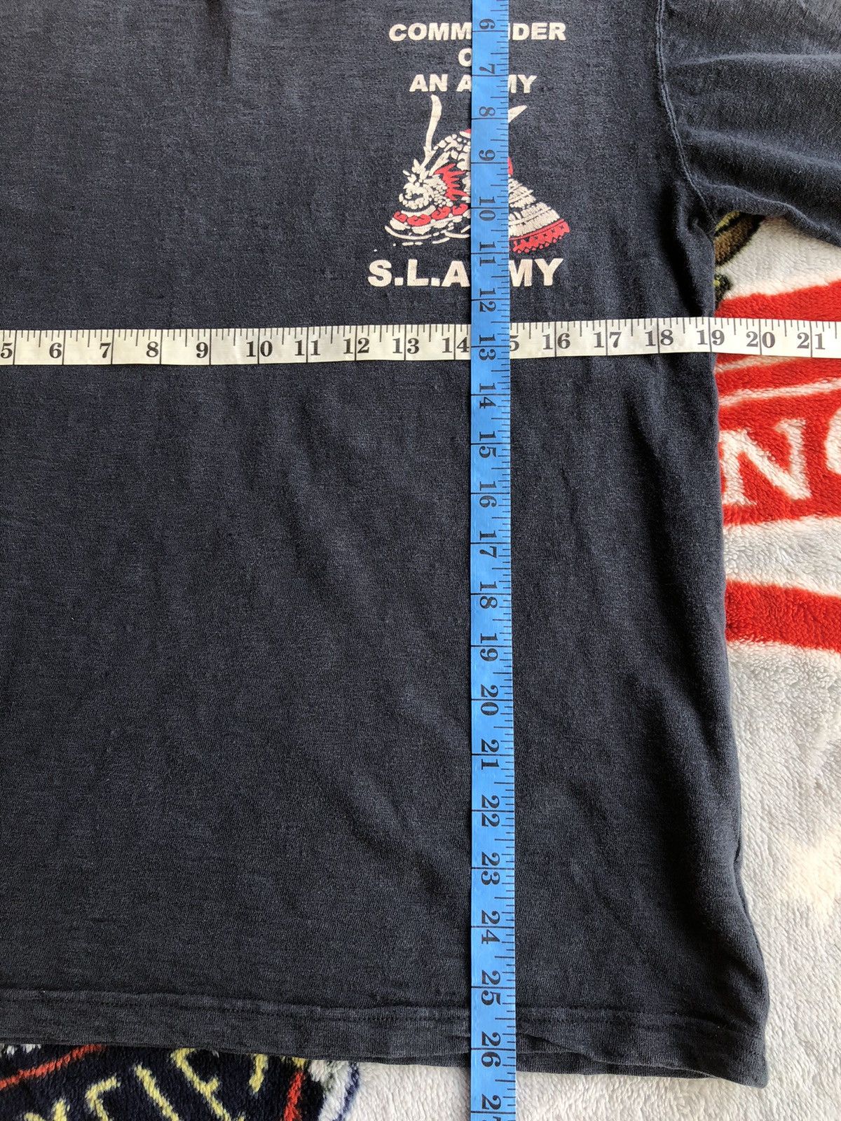 Japanese Brand Vintage Samurai Label Commander Of An Army Japan Shirt Tee Size US M / EU 48-50 / 2 - 11 Thumbnail