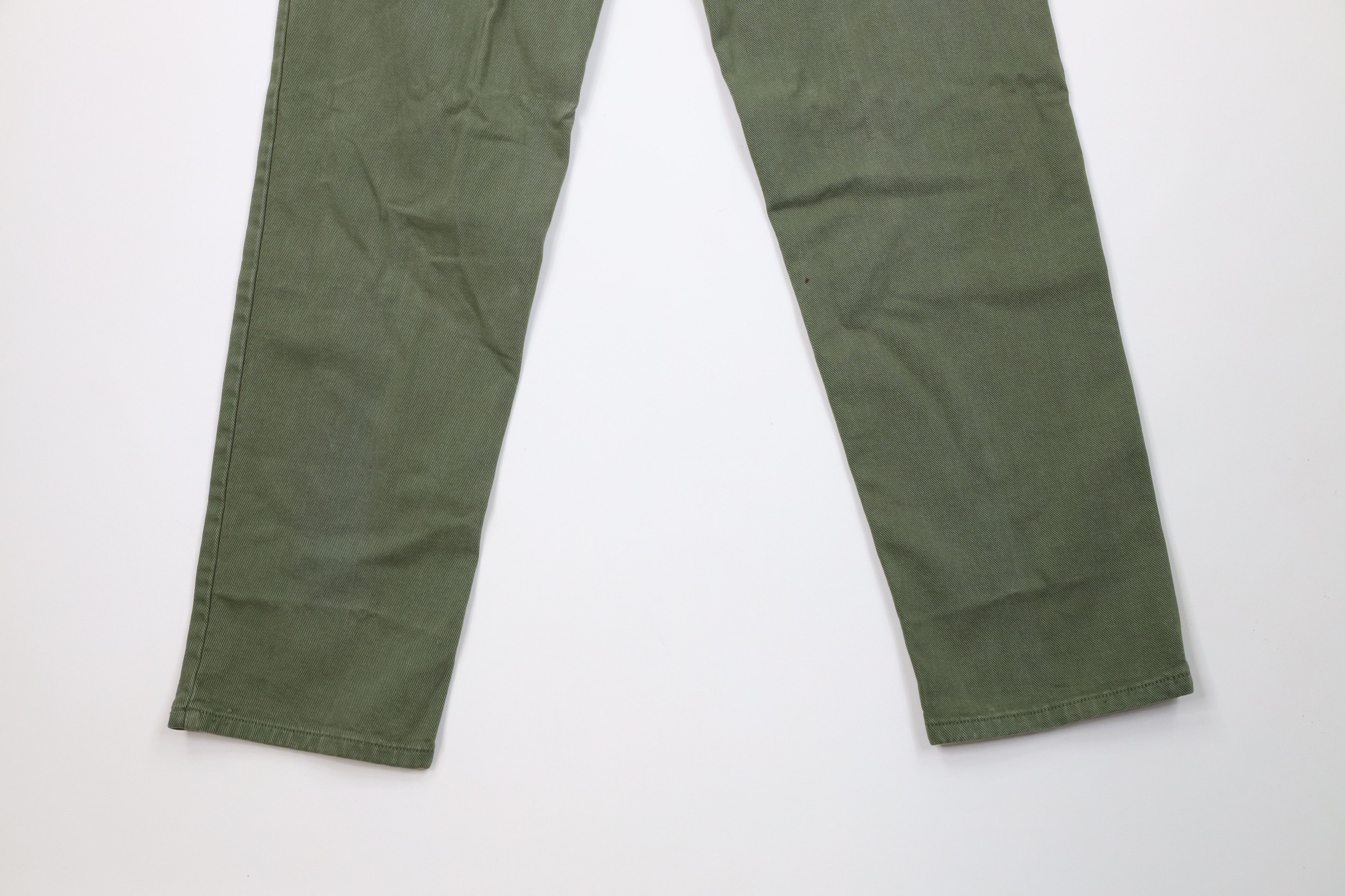 Calvin Klein Vintage 90s Calvin Klein Fit Tapered Leg Jeans Green USA Size US 30 / EU 46 - 15 Thumbnail
