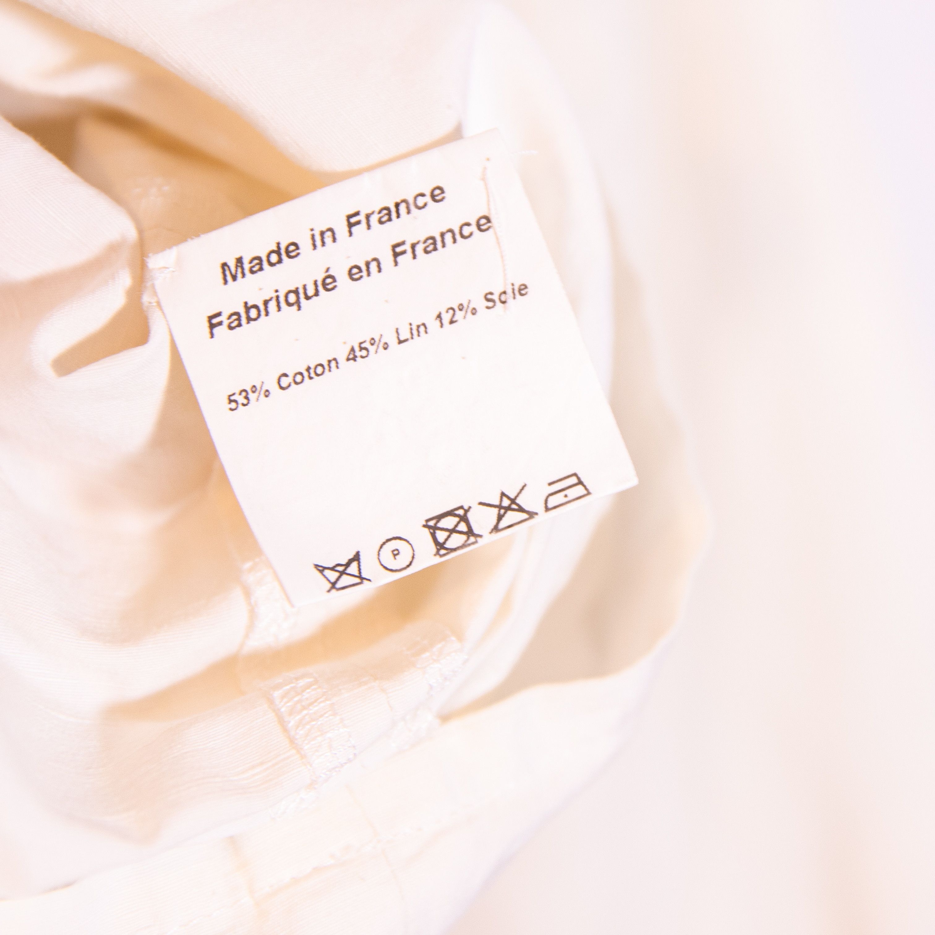 Other Dovima Cotton Linen Silk Quarter Button Pullover Size M / US 6-8 / IT 42-44 - 3 Thumbnail