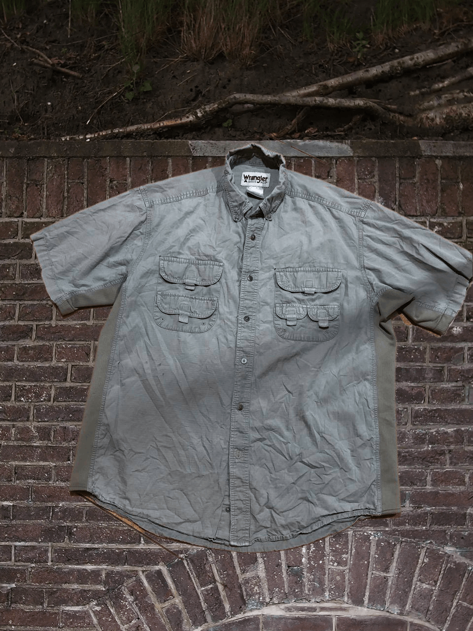 Wrangler STREETWEAR WRANGLER WESTERN Army Green Shirt Size US XL / EU 56 / 4 - 1 Thumbnail