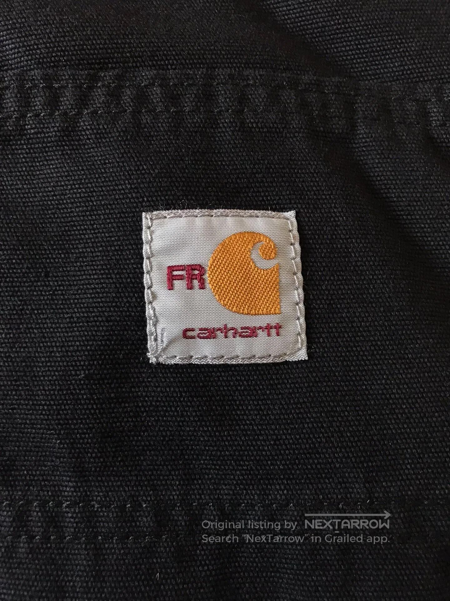 Carhartt Carhartt FRB240 Black Cargo Work Pants. Size US 36 / EU 52 - 6 Thumbnail