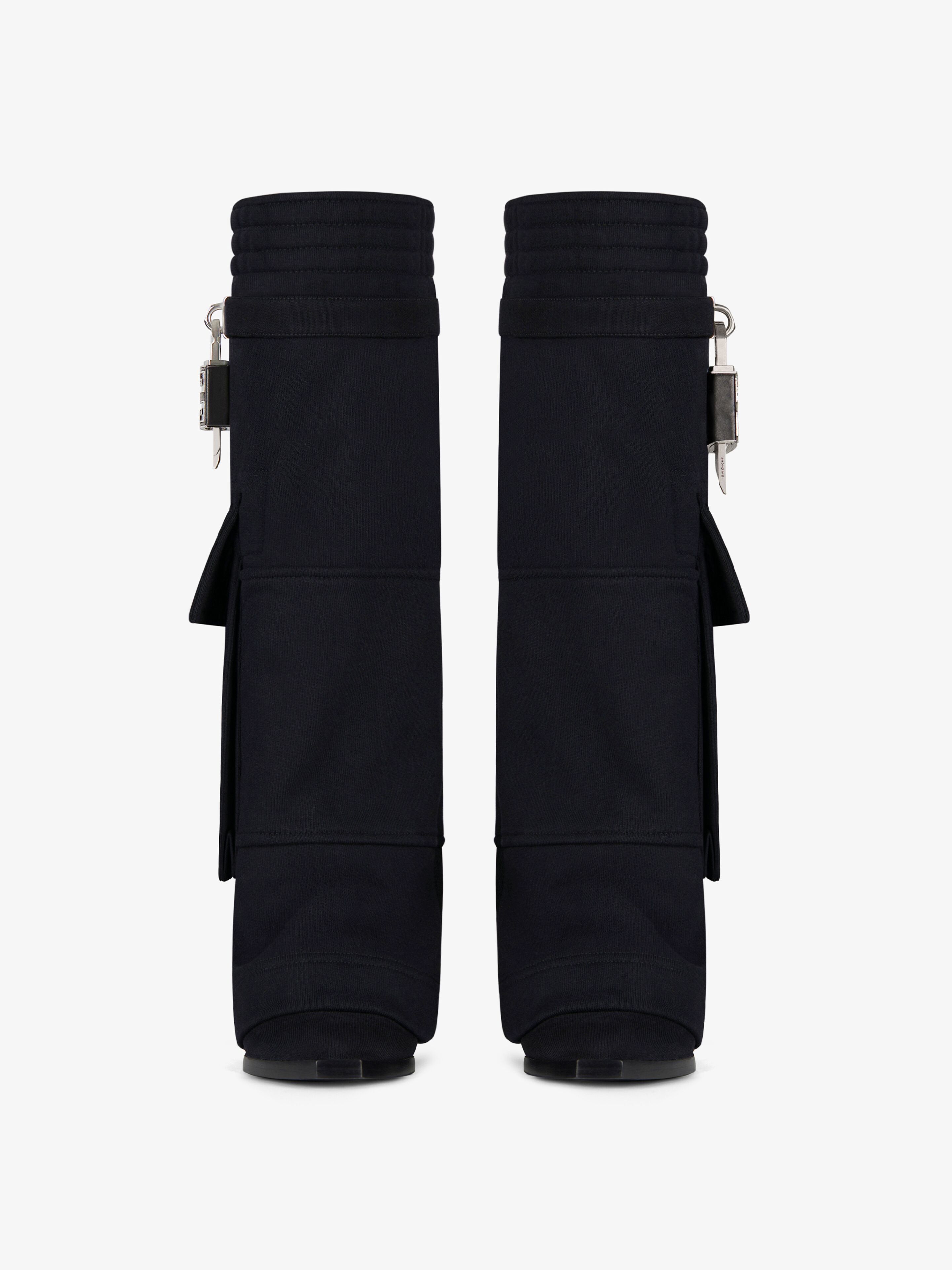 Givenchy o1srvl11e0525 Shark Lock Cowboy High Boots 60mm in Black Size US 11 / IT 41 - 3 Thumbnail