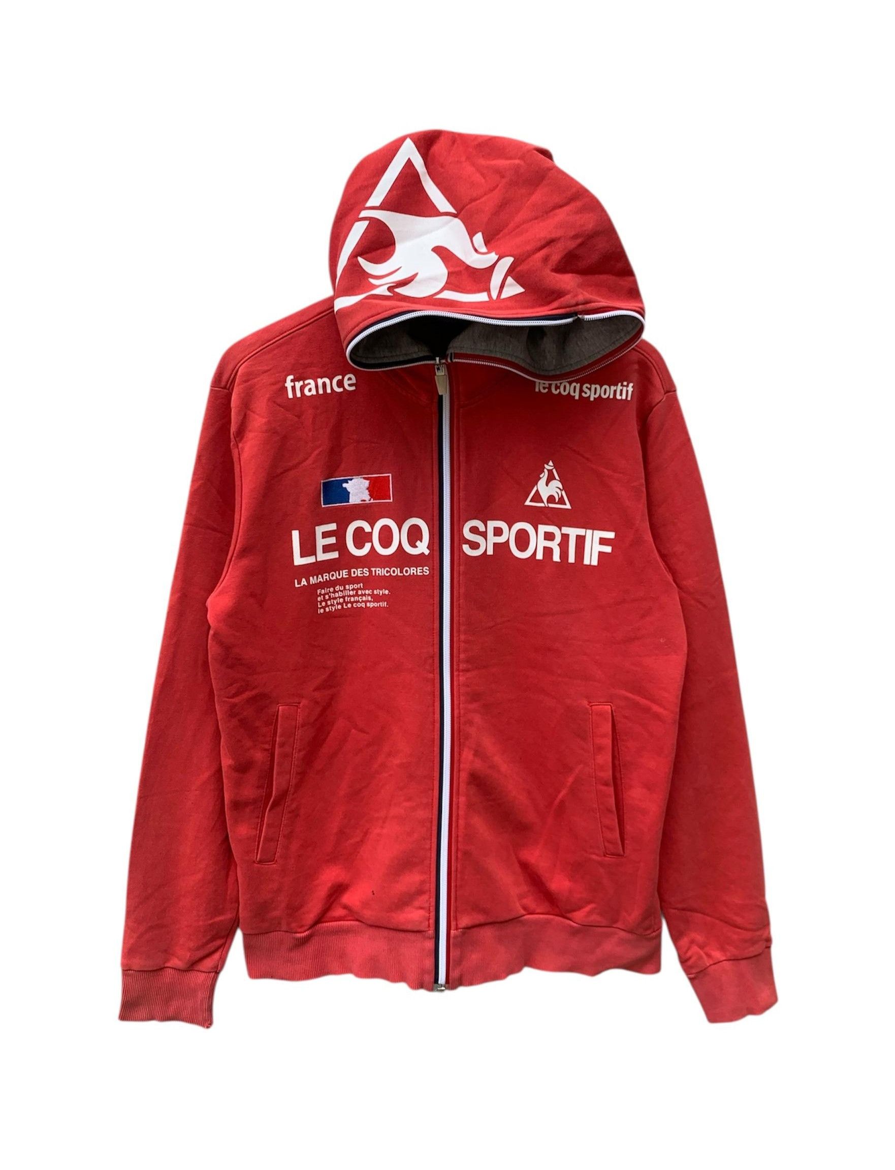 Le Coq Sportif × Vintage Vintage Lecoq Sportif France Hoodie Jacket Size US L / EU 52-54 / 3 - 1 Thumbnail