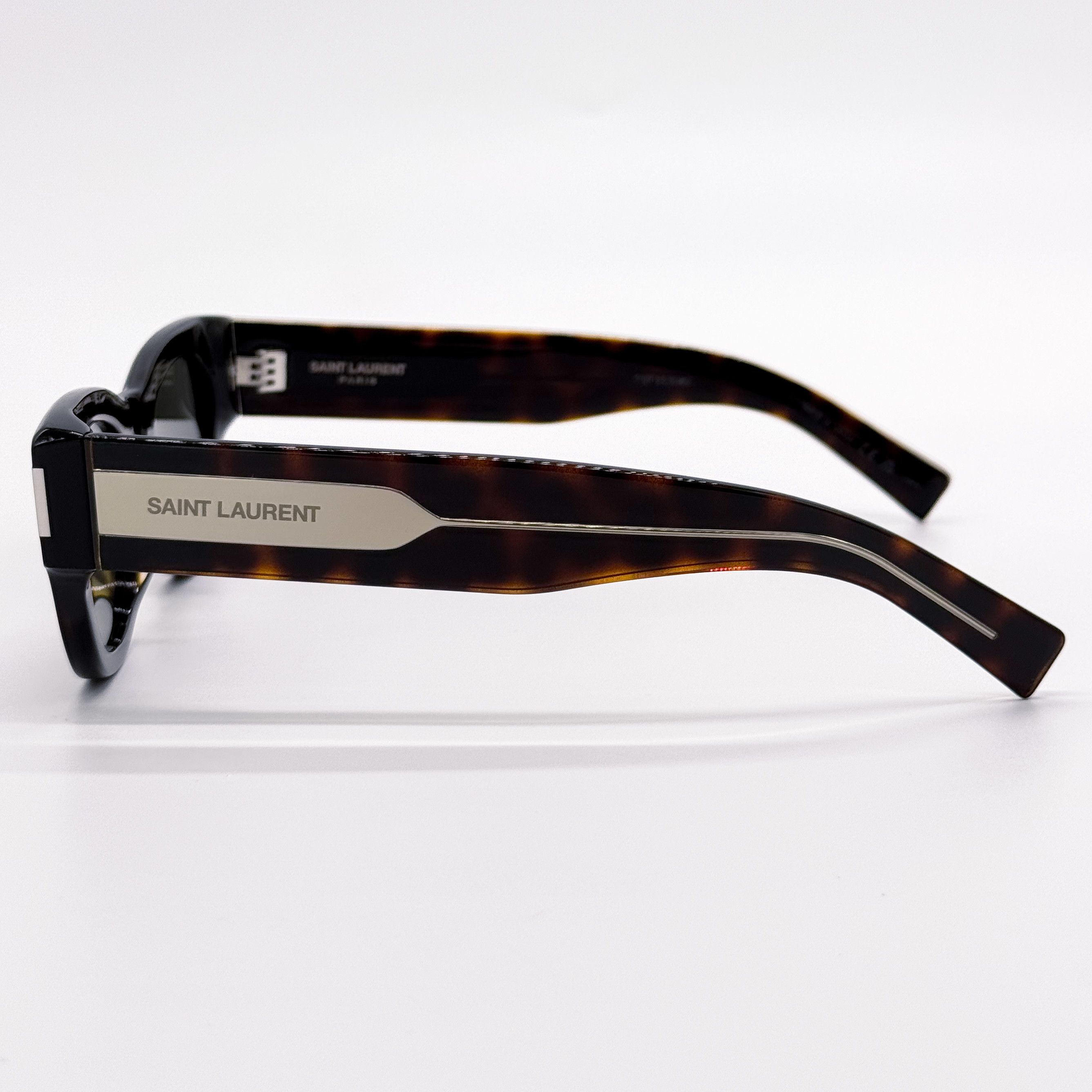 Yves Saint Laurent NEW SAINT LAURENT SL 573 002 DARK HAVANA WOMEN SUNGLASSES Size ONE SIZE - 6 Thumbnail