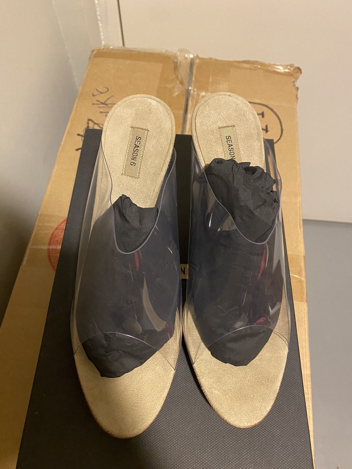 Yeezy Yeezy Season 6 Heels Transparent PVC Mules Size US 8.5 / IT 38.5 - 3 Thumbnail