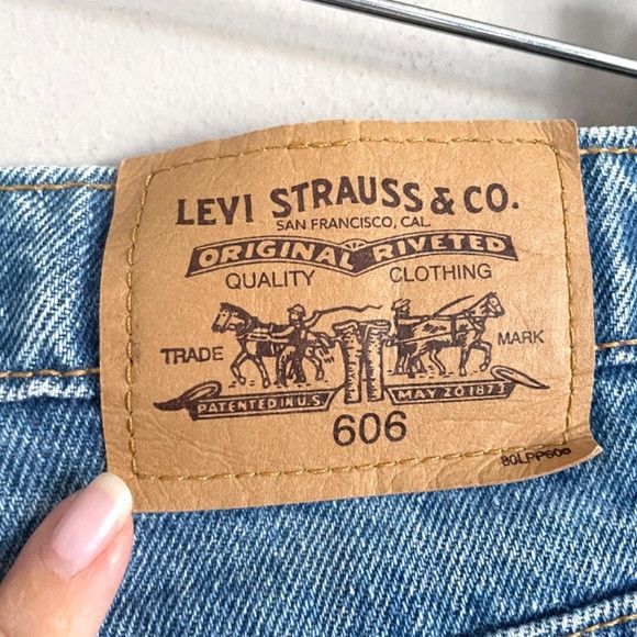 Levi's × Vintage Vintage Levi's 606 High-rise Tapered Jeans - 30/31" Size 31" - 6 Thumbnail