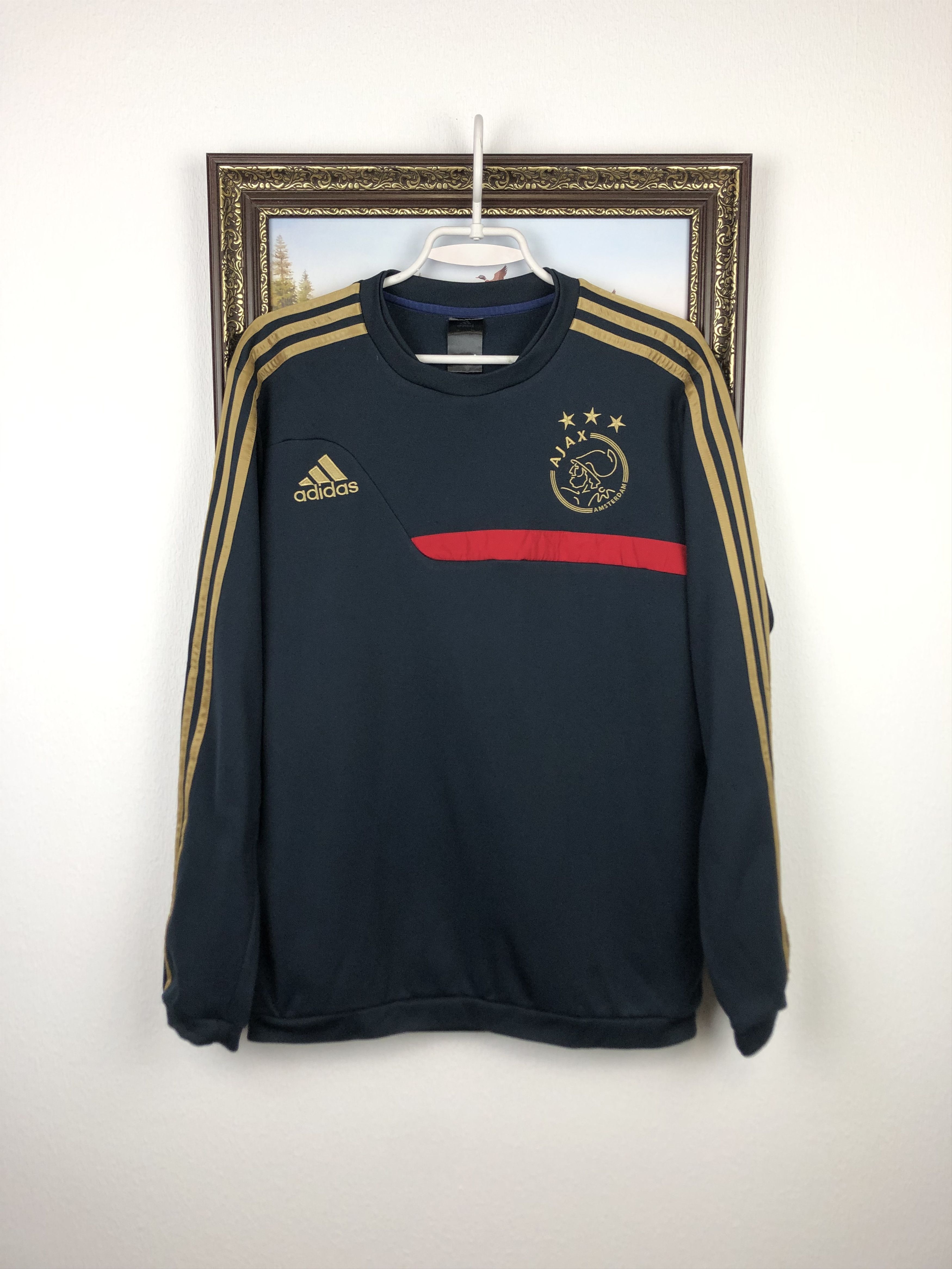 Adidas Ajax Amsterdam Football Sweatshirt Soccer Jacket - Main Image