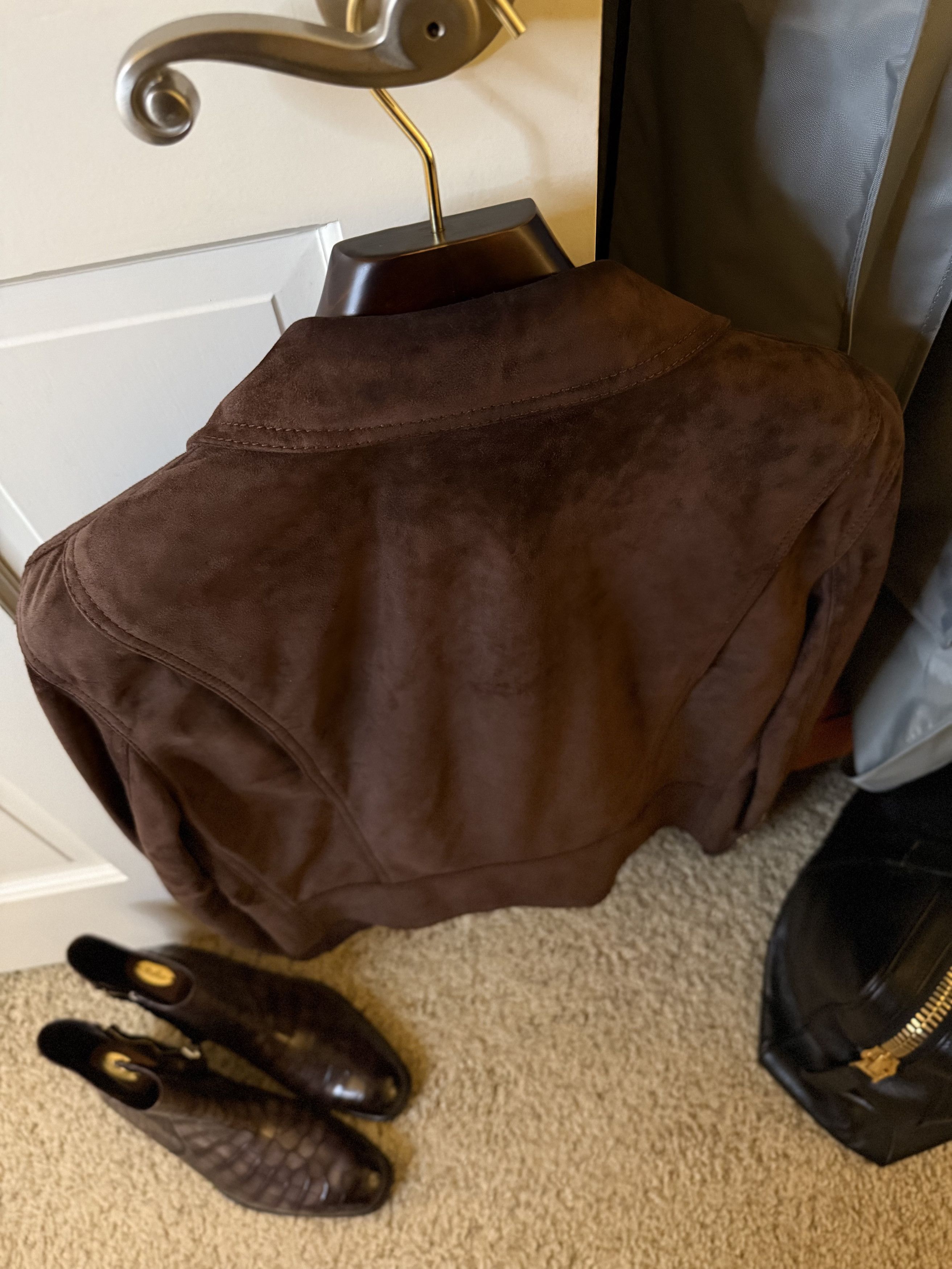 Loewe Collector Piece, Rare LOEWE JW Anderson Suede Biker Size US M / EU 48-50 / 2 - 14 Thumbnail