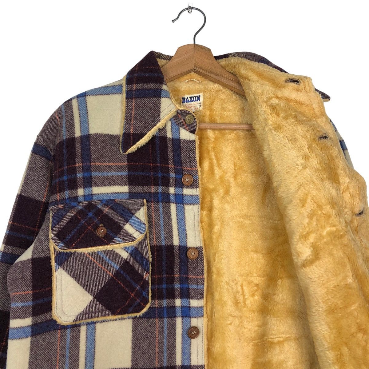 Japanese Brand 🔥Vintage Flannel Shirt Jacket Badon Tartan Design Shearing Size US M / EU 48-50 / 2 - 12 Thumbnail