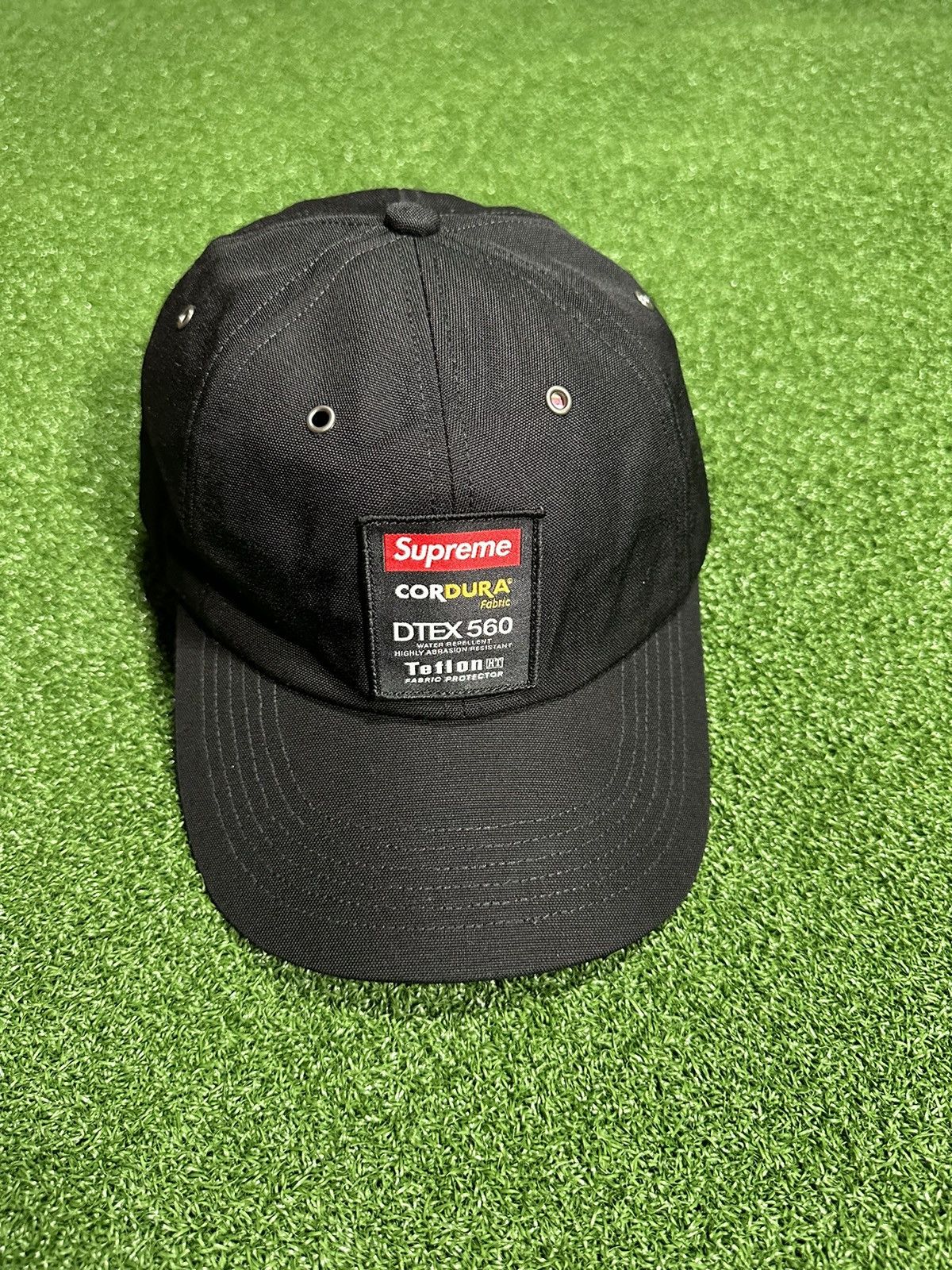Supreme × Vintage New Supreme Connect Logo 6 Panel Cap Light Blue