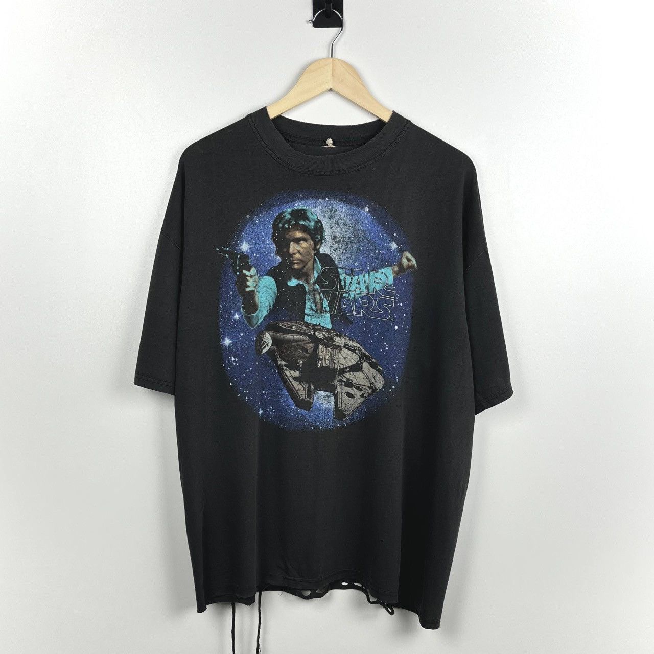 Star Wars Very Rare Vintage Star Wars Han Solo Tee Graphic 1990’s Size US L / EU 52-54 / 3 - 1 Thumbnail