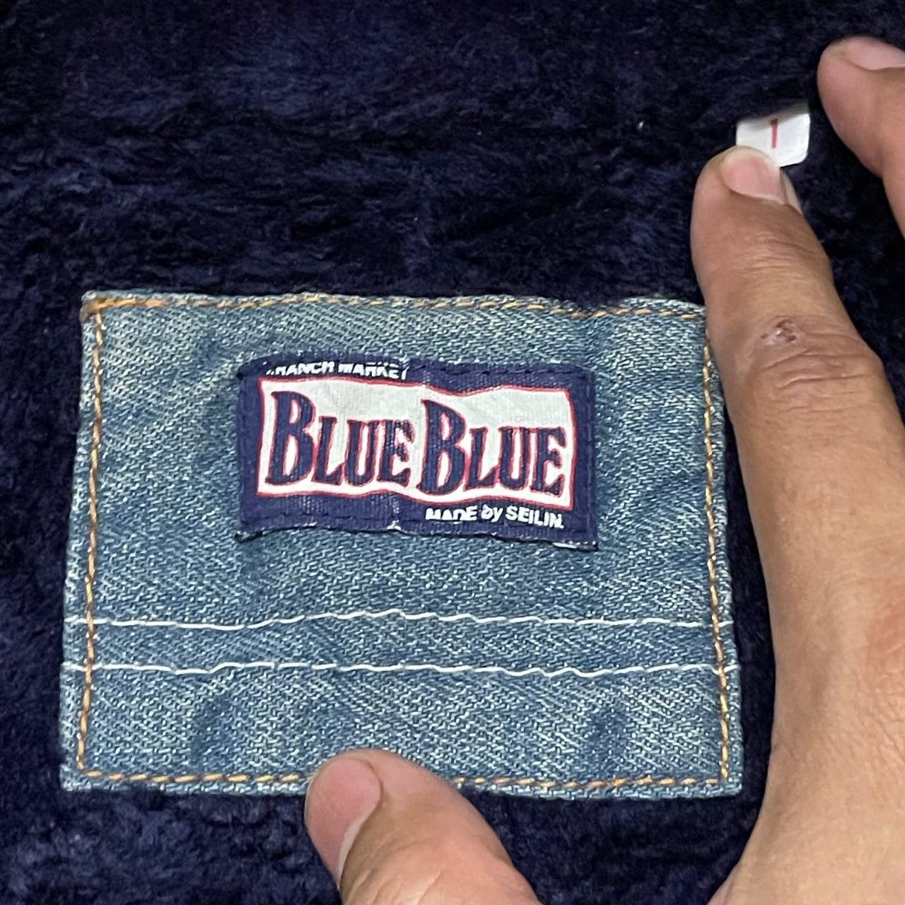 Blue Blue Japan Vintage Blue Blue Japan Shearling Denim Jacket Size US S / EU 44-46 / 1 - 11 Thumbnail