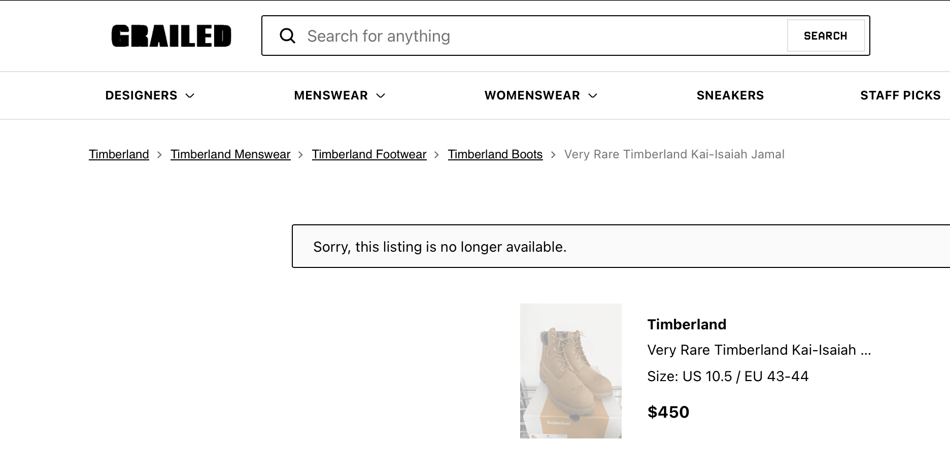 Timberland Timberland × Kai-Isaiah Jamal – Ultra Rare Event-Only Pair Size US 6 / IT 36 - 5 Thumbnail